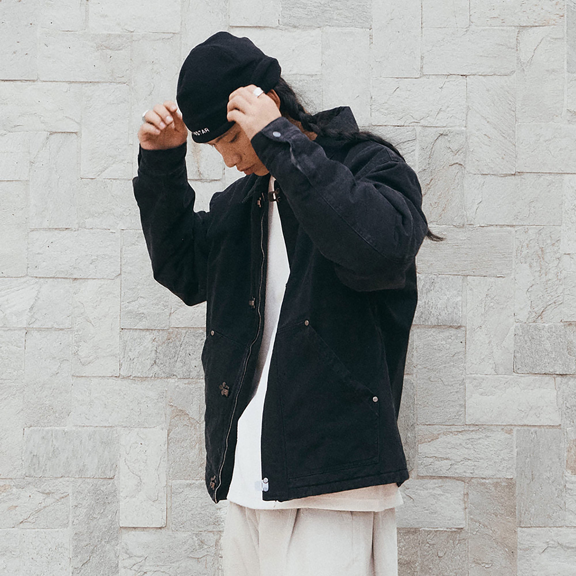 PMW Retro Washed Utility Jacket, premium urban and streetwear designers apparel on PROJECTISR.com, PMW