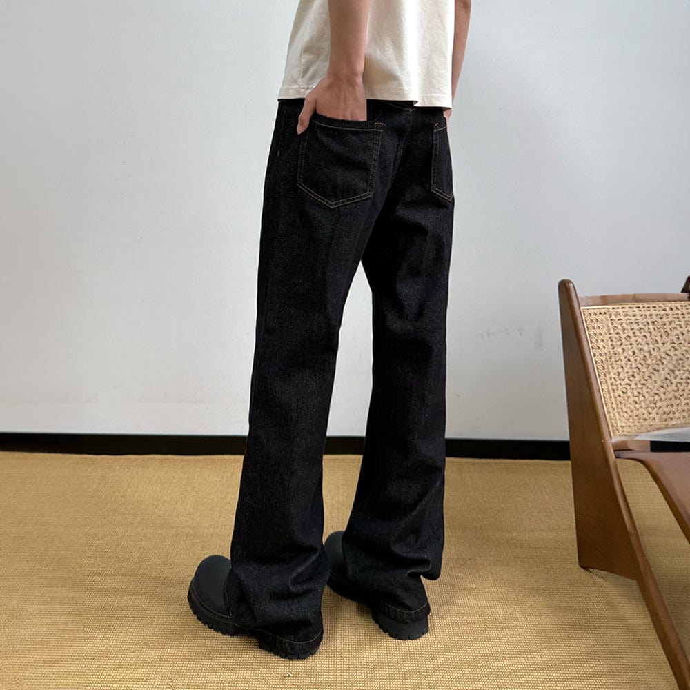 KREATE Classic Washed Straight-Leg Jeans, premium urban and streetwear designers apparel on PROJECTISR.com, KREATE