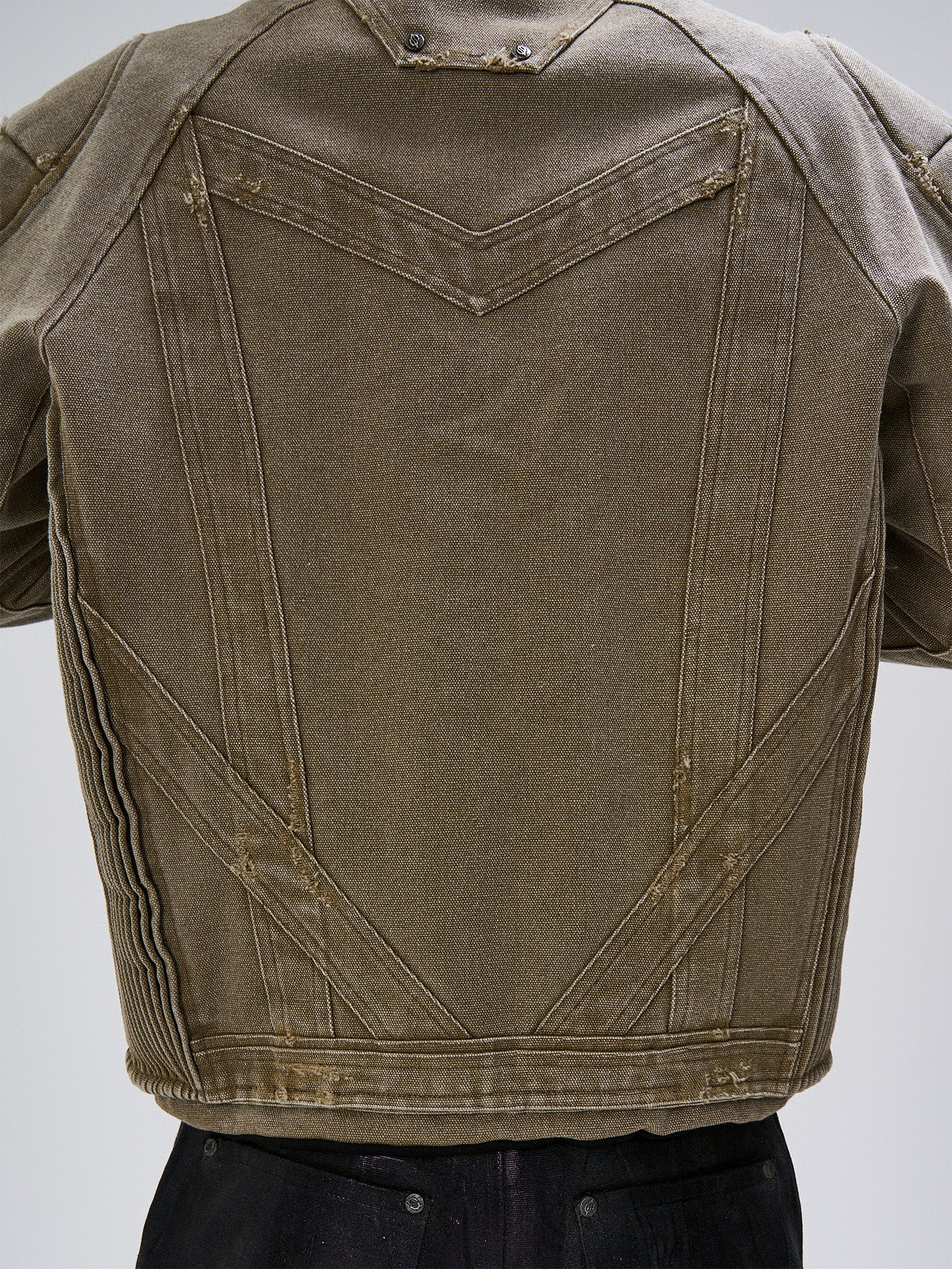 FLYERRER Panel Armor Moto Canvas Jacket, premium urban and streetwear designers apparel on PROJECTISR.com, FLYERRER