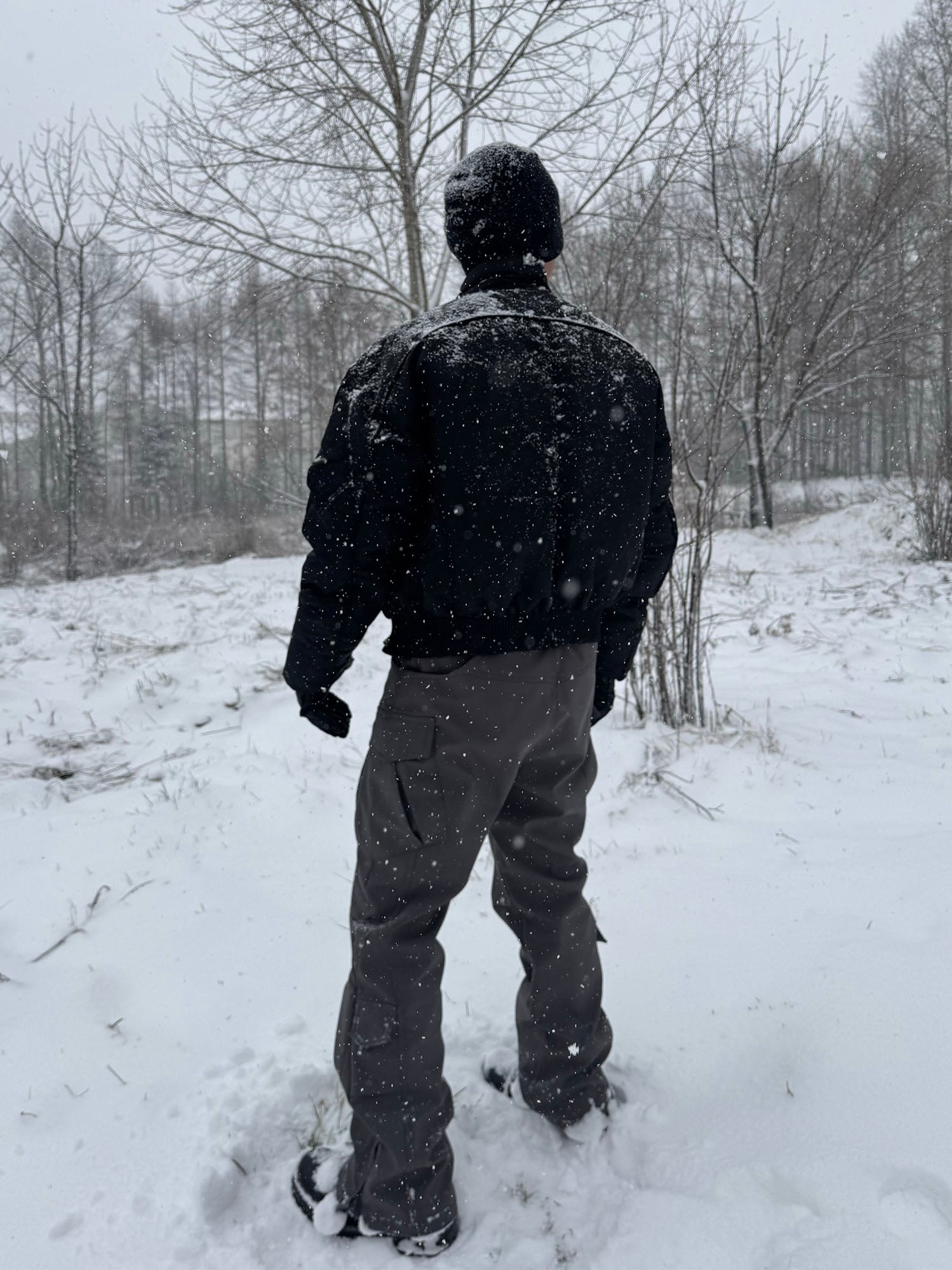 CATSSTAC Paneled Utility Fleece-Lined Cargo Pants