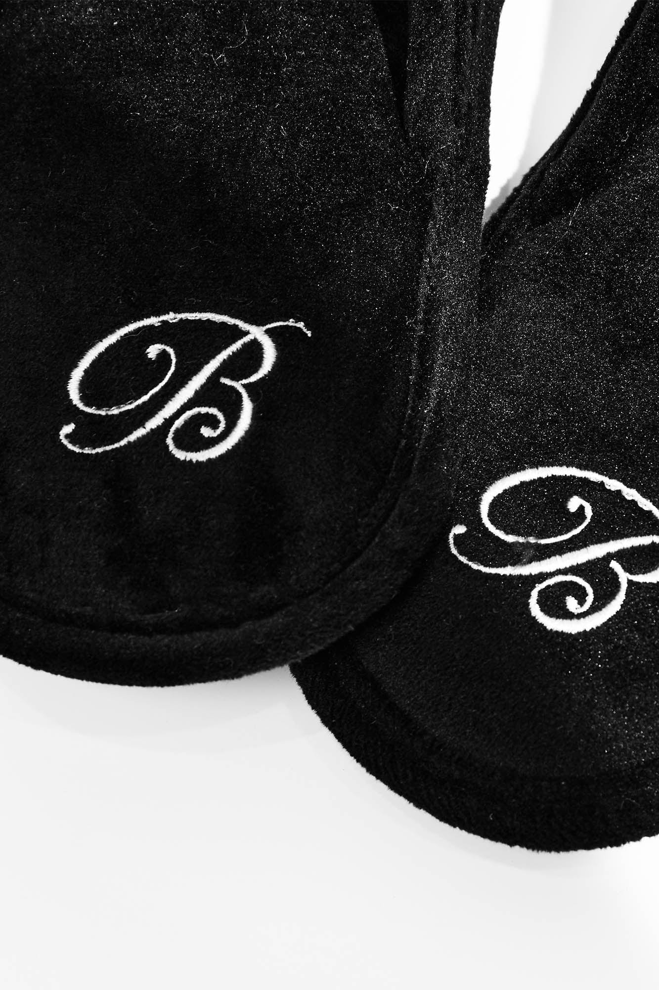 BLACK8MOB Spiderweb Embroidered Slippers, premium urban and streetwear designers apparel on PROJECTISR.com, BLACK8MOB