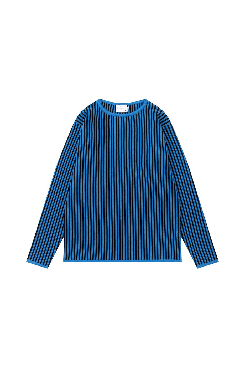 ARTIFICIAL WORLD Essential Striped Knitted L/S Tee, premium urban and streetwear designers apparel on PROJECTISR.com, ARTIFICIAL WORLD