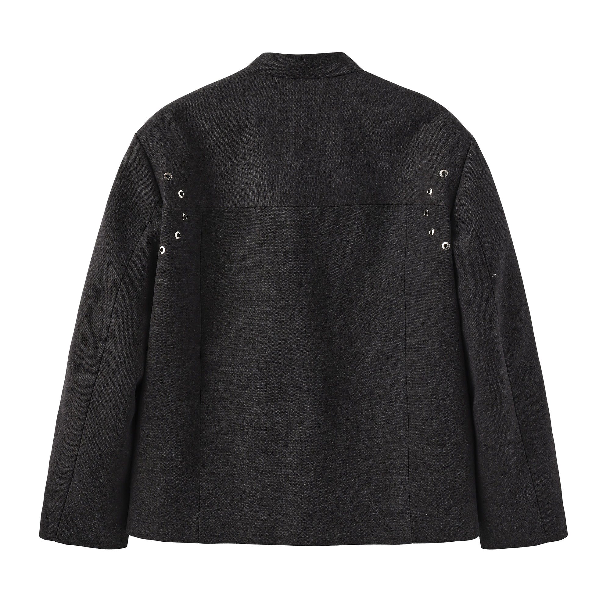 ORAL UTOPIA Flap Pocket Mandarin Collar Jacket, premium urban and streetwear designers apparel on PROJECTISR.com, ORAL UTOPIA