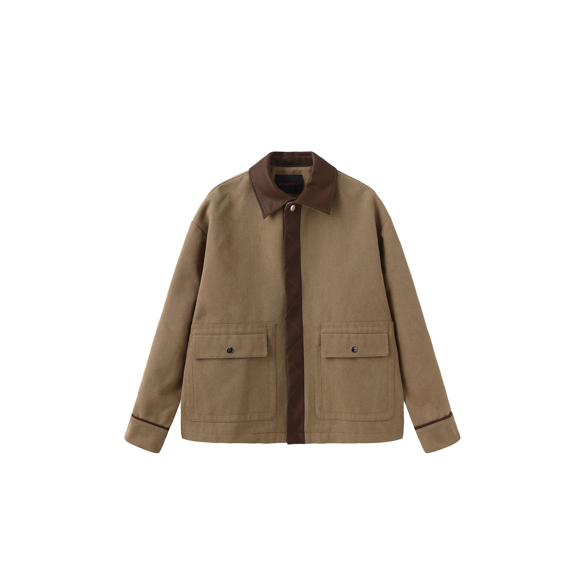 ORAL UTOPIA PU Panel Utility Jacket