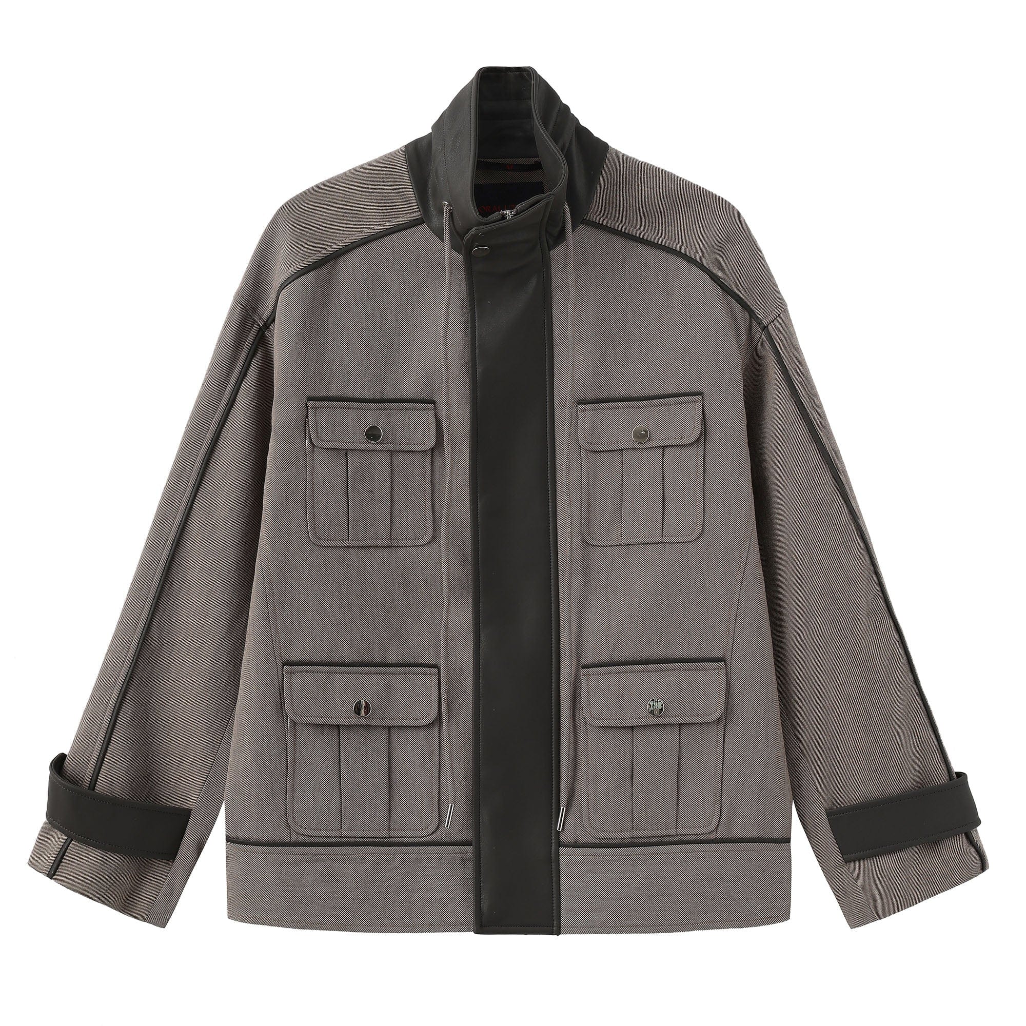 ORAL UTOPIA Multi-Pocket Drawstring Barn Jacket, premium urban and streetwear designers apparel on PROJECTISR.com, ORAL UTOPIA