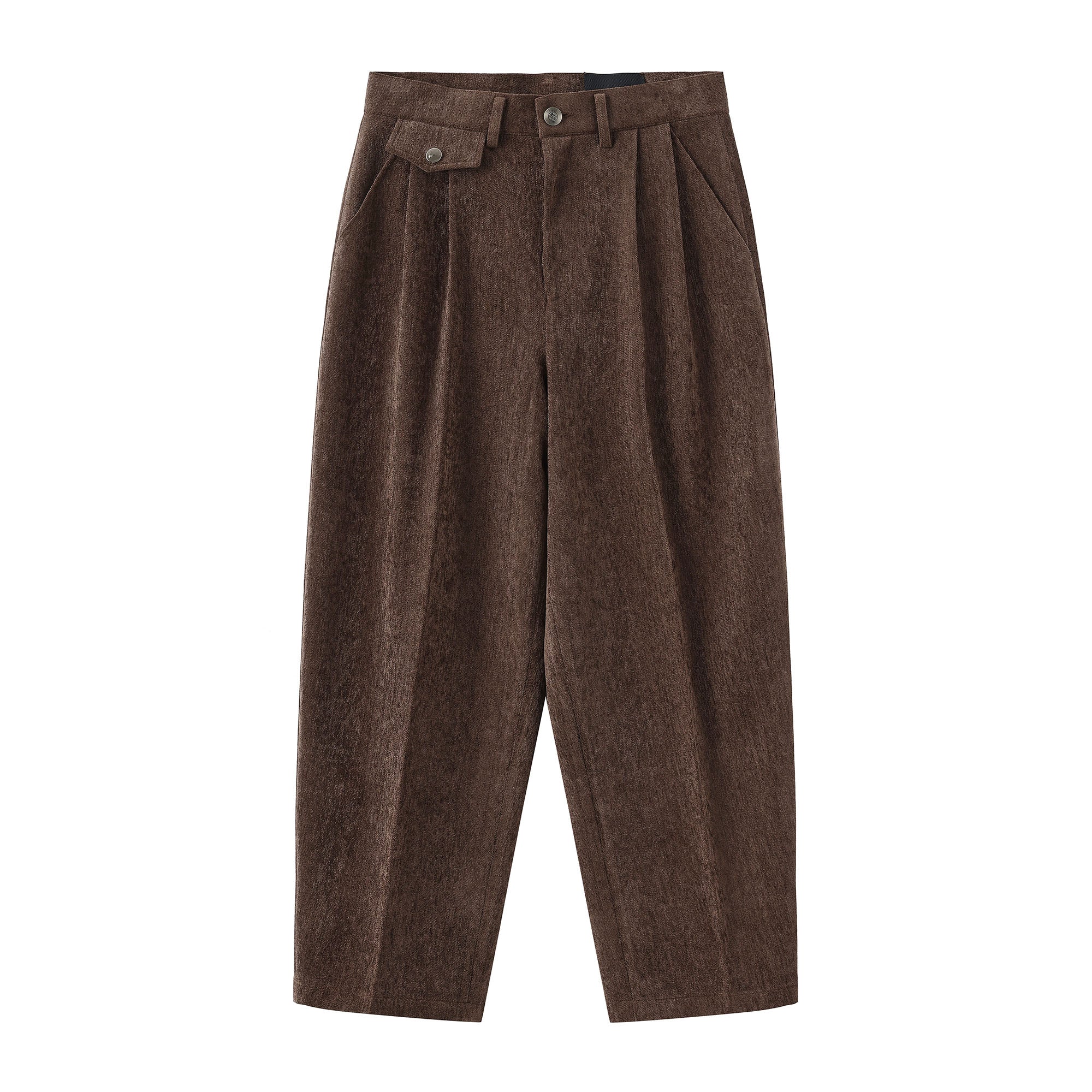 ORAL UTOPIA Pleated Oversized Tapered Pants, premium urban and streetwear designers apparel on PROJECTISR.com, ORAL UTOPIA