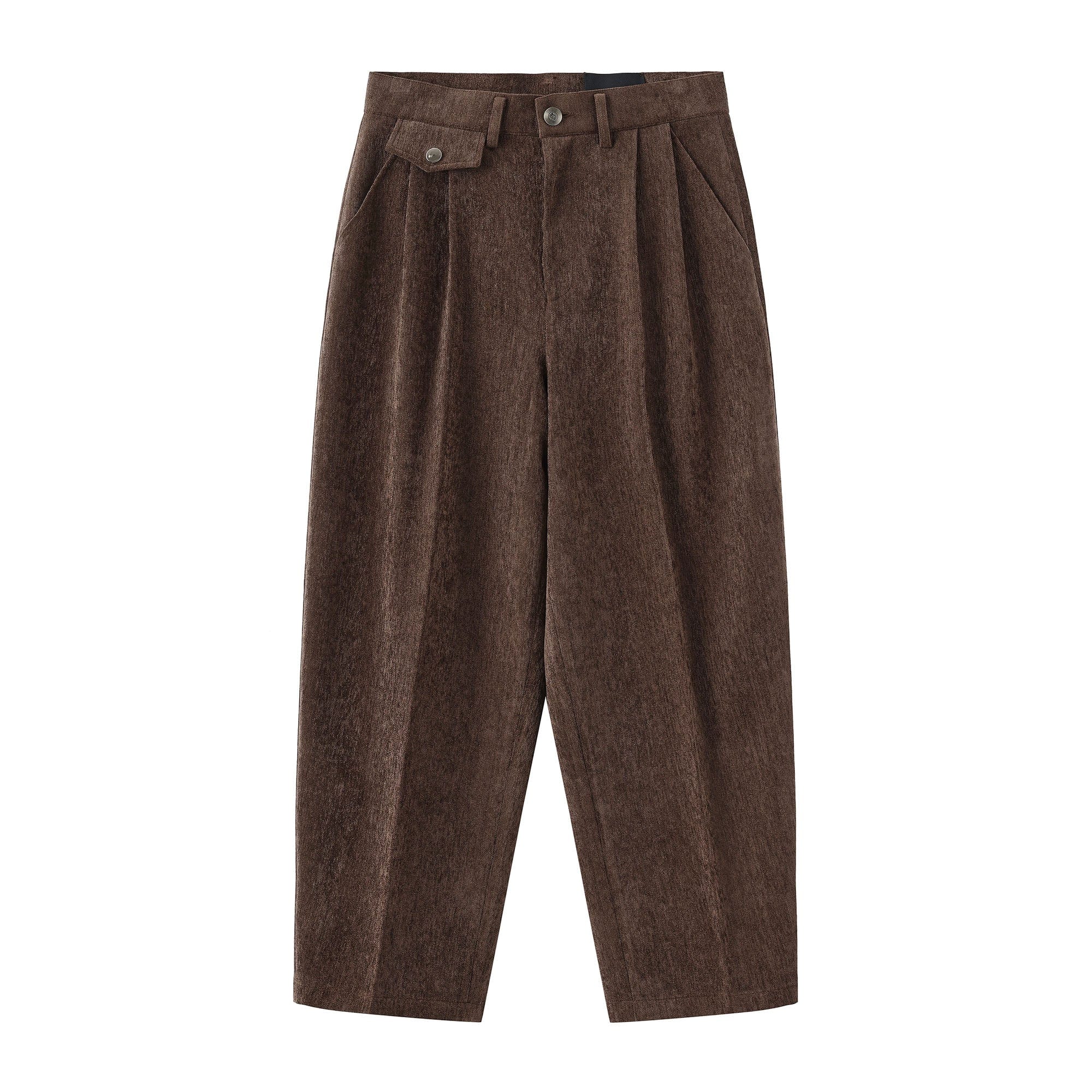 ORAL UTOPIA Pleated Oversized Tapered Pants, premium urban and streetwear designers apparel on PROJECTISR.com, ORAL UTOPIA