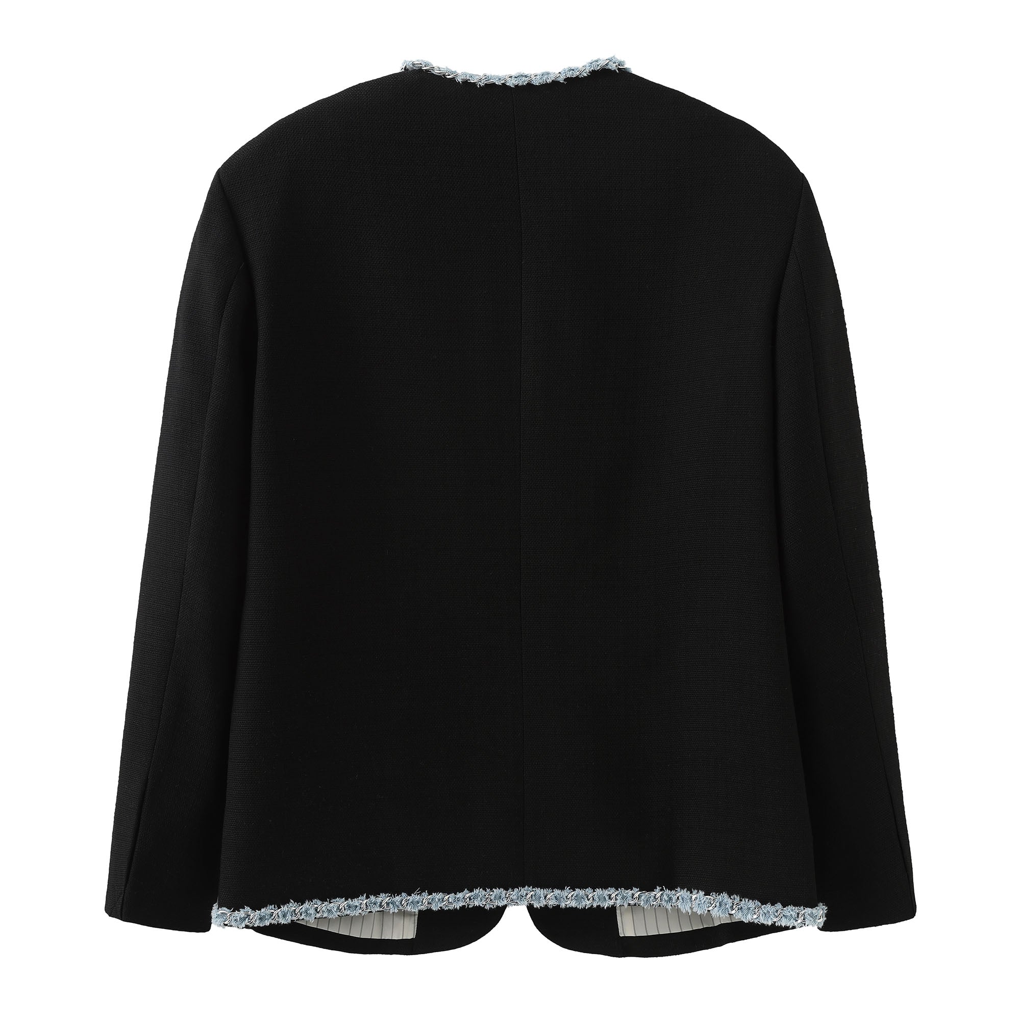 ORAL UTOPIA Tweed Trimmed Edge Jacket, premium urban and streetwear designers apparel on PROJECTISR.com, ORAL UTOPIA