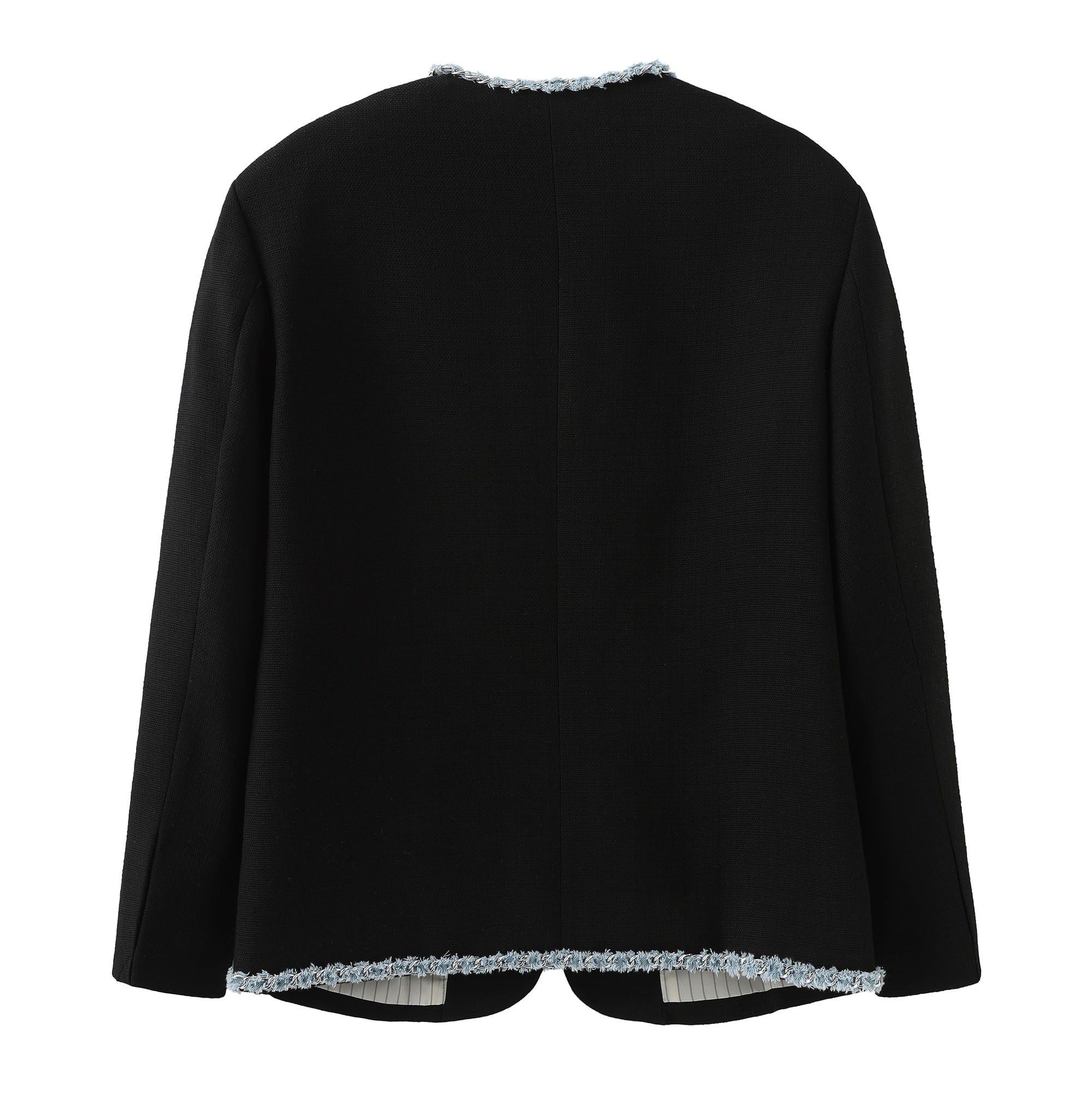 ORAL UTOPIA Tweed Trimmed Edge Jacket, premium urban and streetwear designers apparel on PROJECTISR.com, ORAL UTOPIA