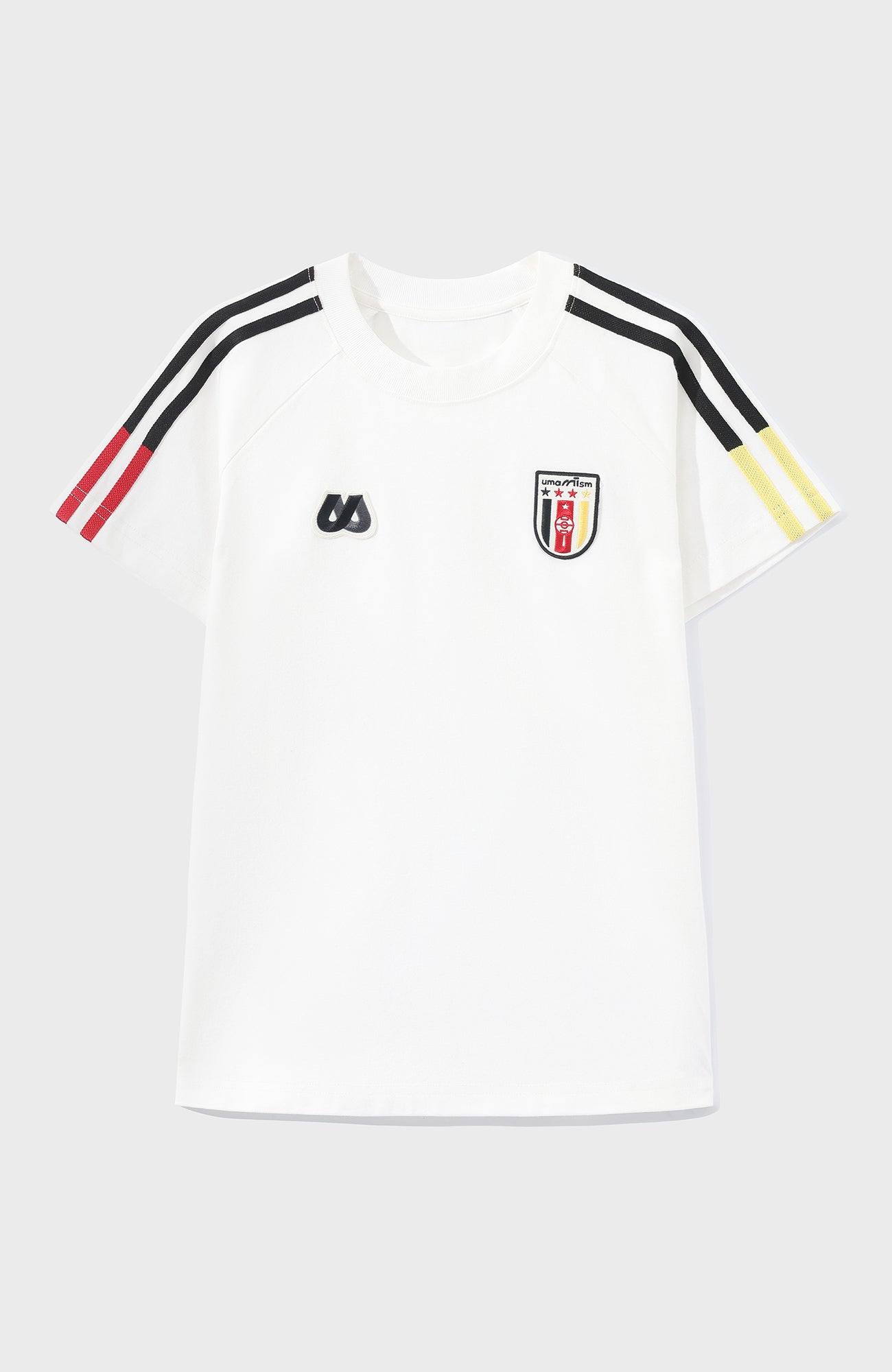 UMAMIISM Contrast Stripe Jersey Tee, premium urban and streetwear designers apparel on PROJECTISR.com, UMAMIISM