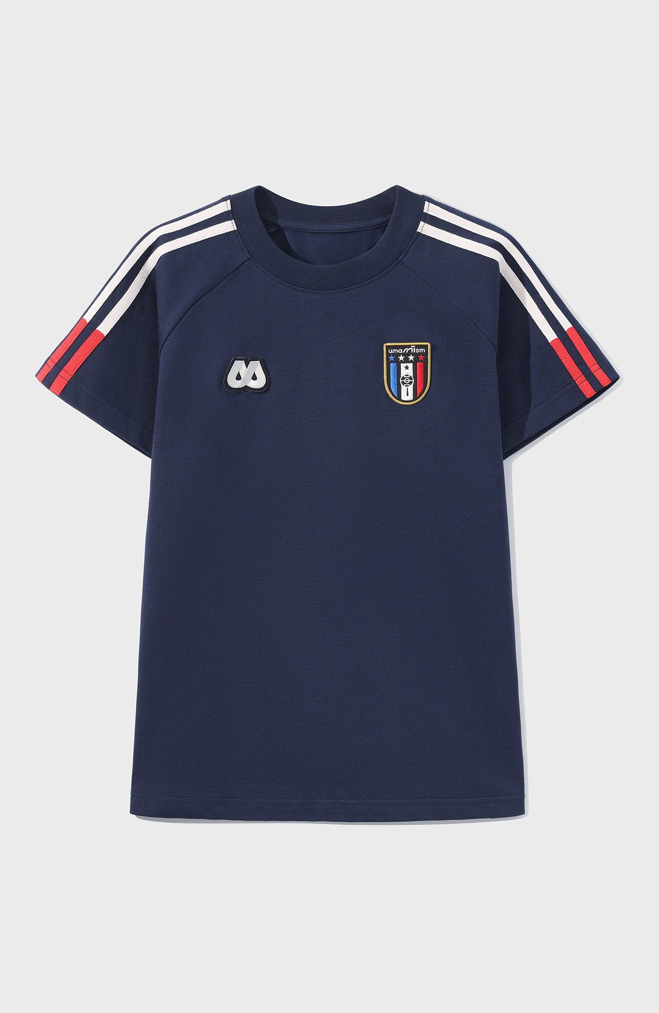 UMAMIISM Contrast Stripe Jersey Tee, premium urban and streetwear designers apparel on PROJECTISR.com, UMAMIISM