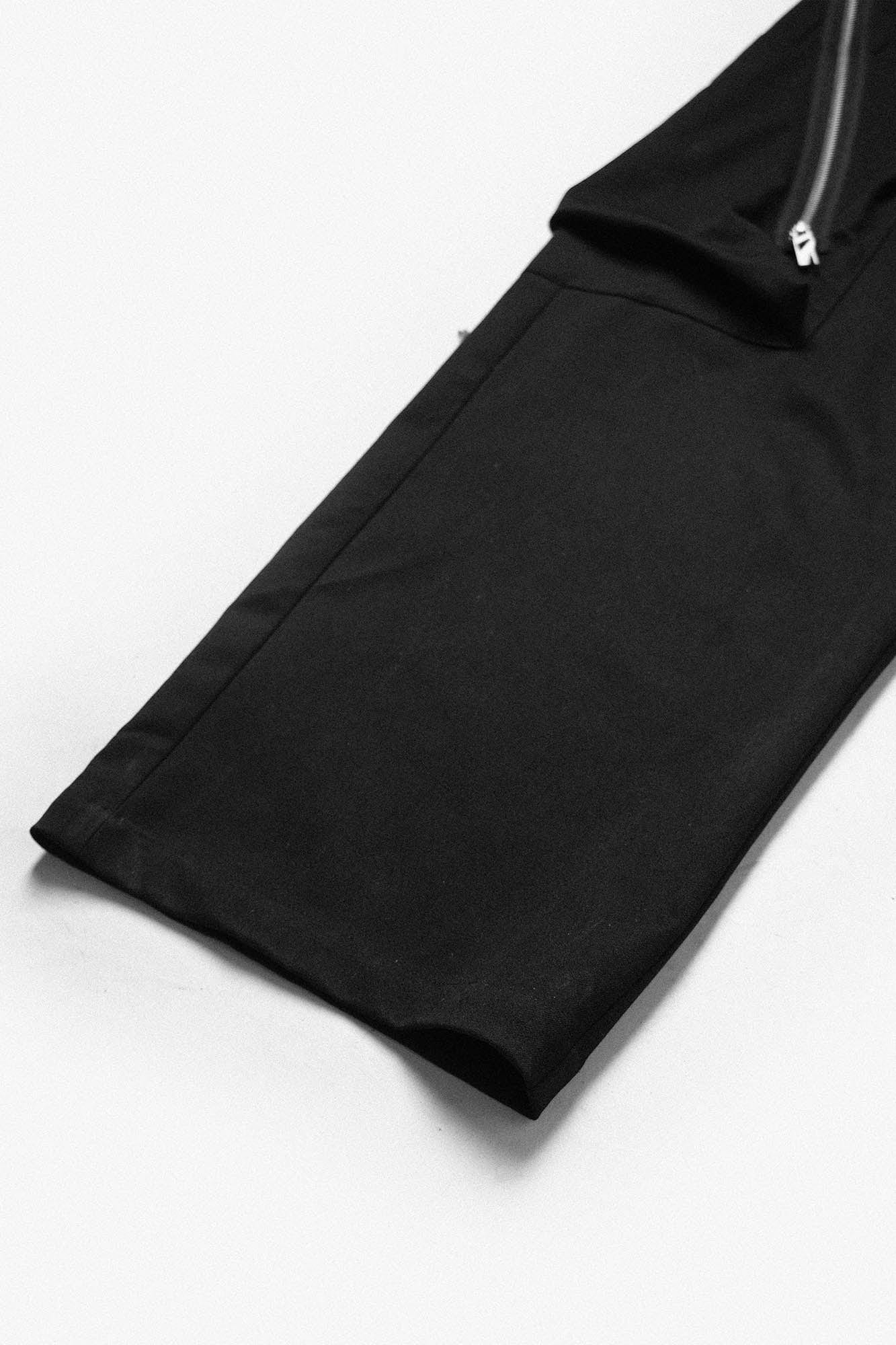RELABEL Drop-Crotch Pleated Wide-Leg Pants, premium urban and streetwear designers apparel on PROJECTISR.com, RELABEL