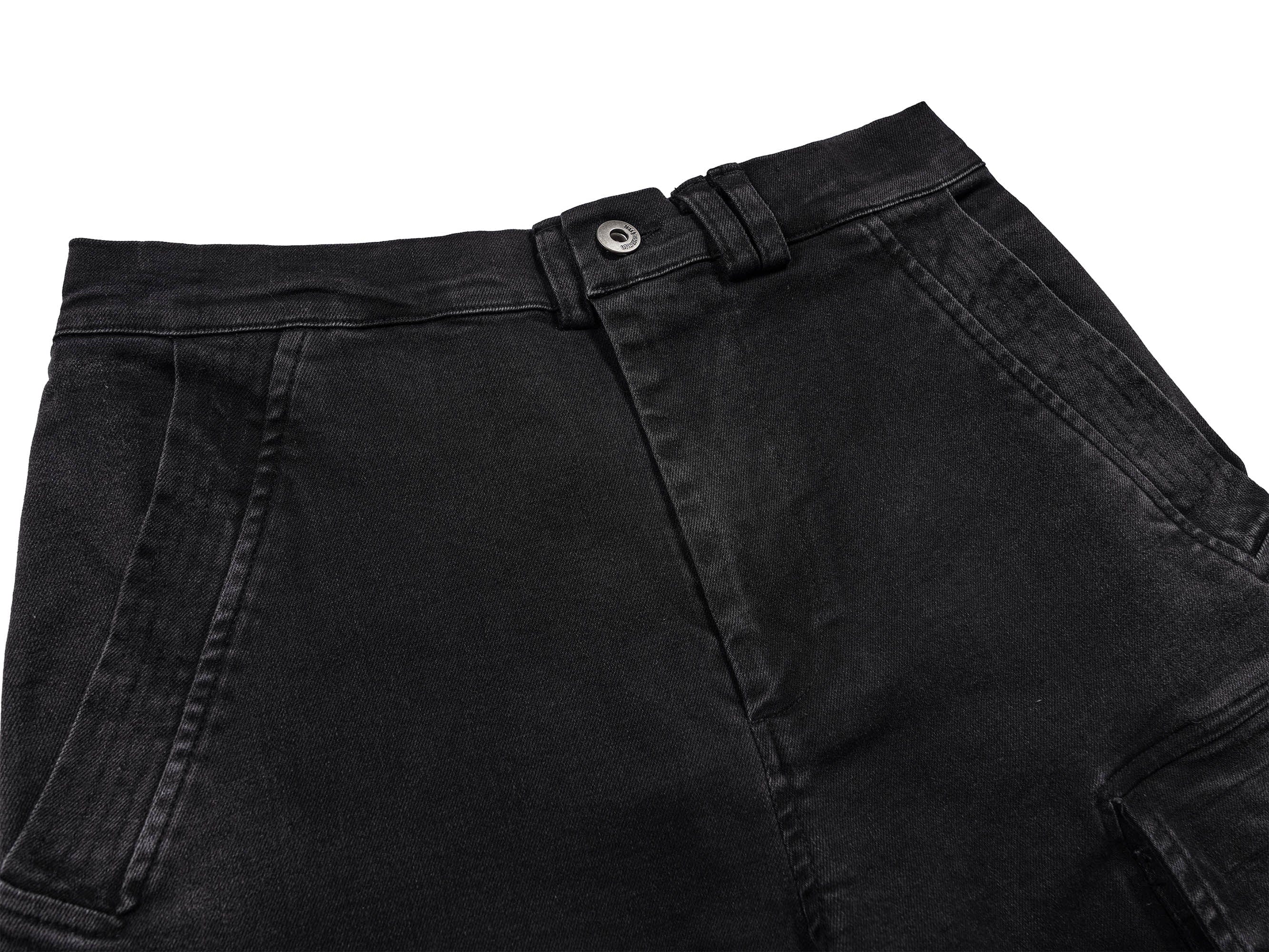UNDERWATER Multi Pockets Gradient Jeans Black, premium urban and streetwear designers apparel on PROJECTISR.com, UNDERWATER