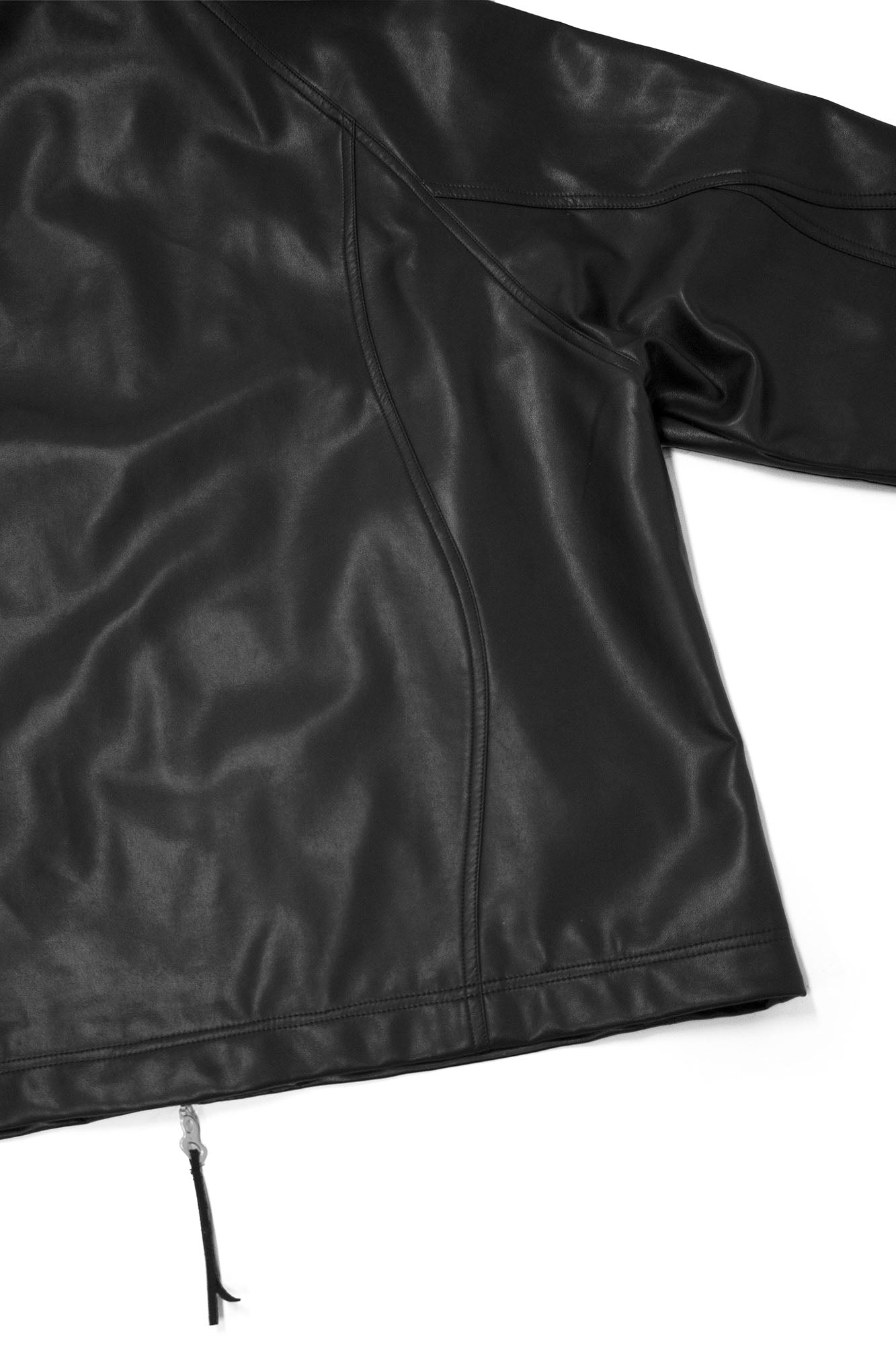 RELABEL Multi-Pocket Faux Leather Oversized Jacket