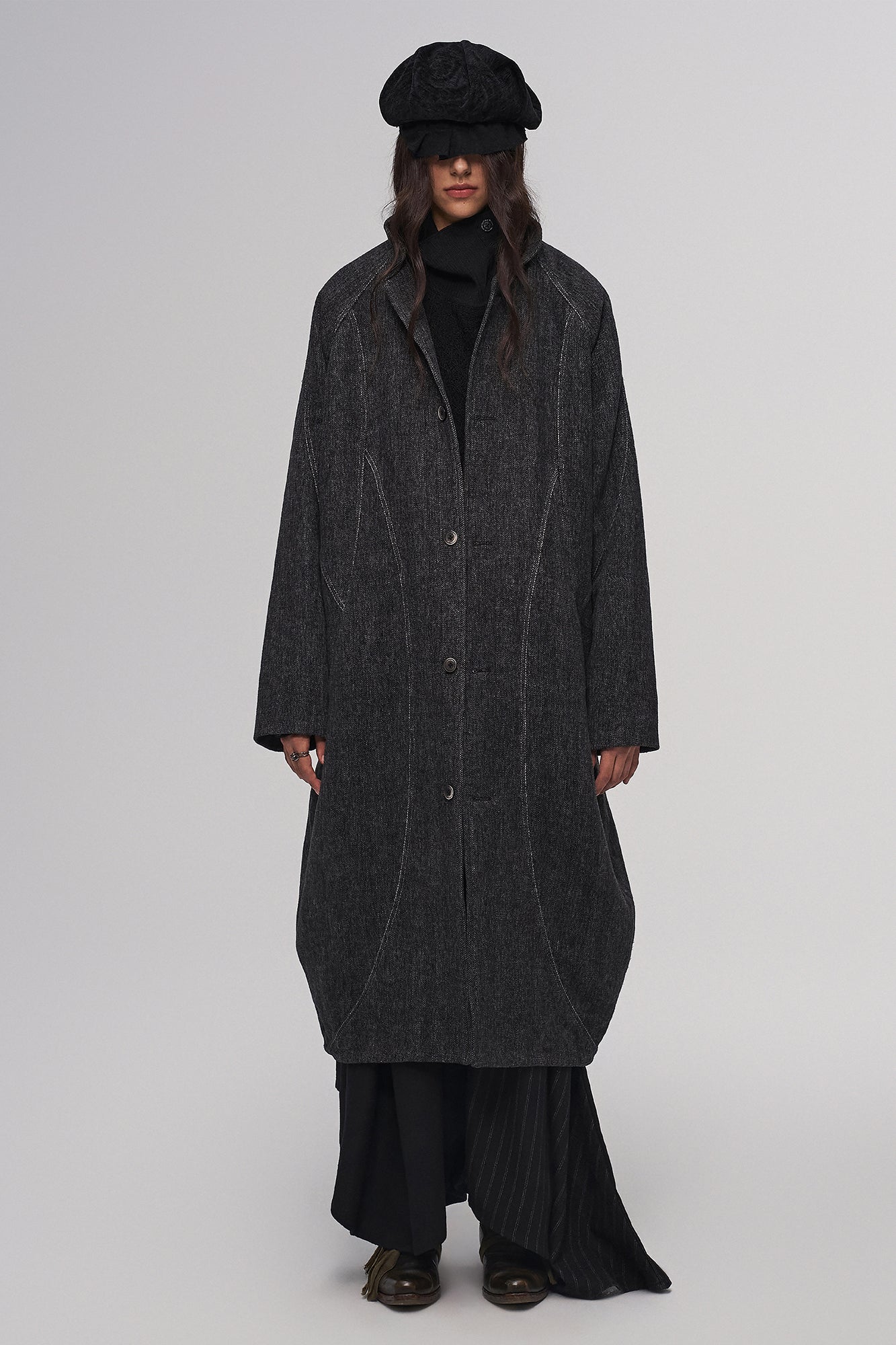 ILNya Nieternite Nifutur Lace-Jacquard Newsboy Cap