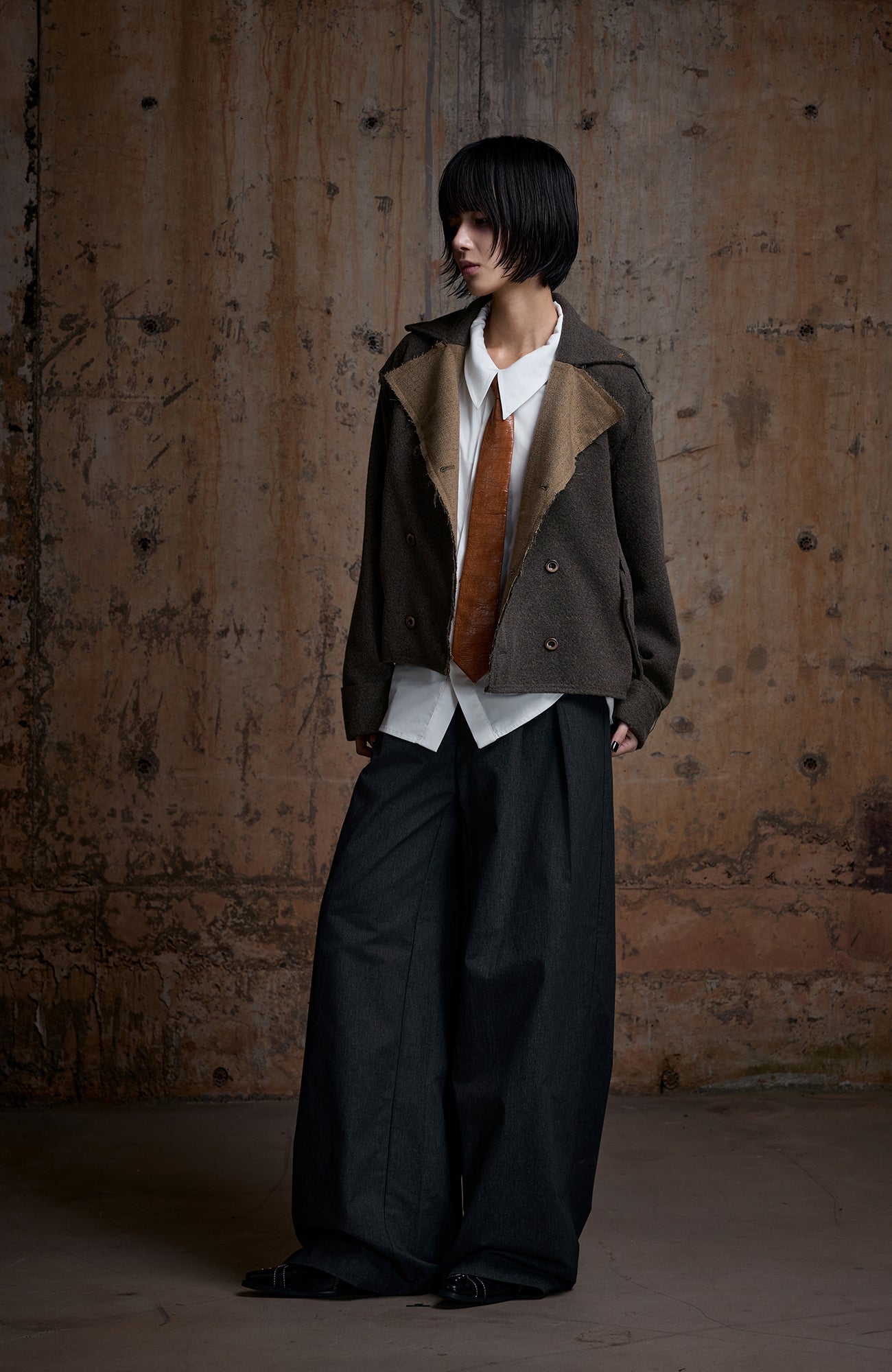 2000RSK Wool-Blend Double-Breasted Blazer