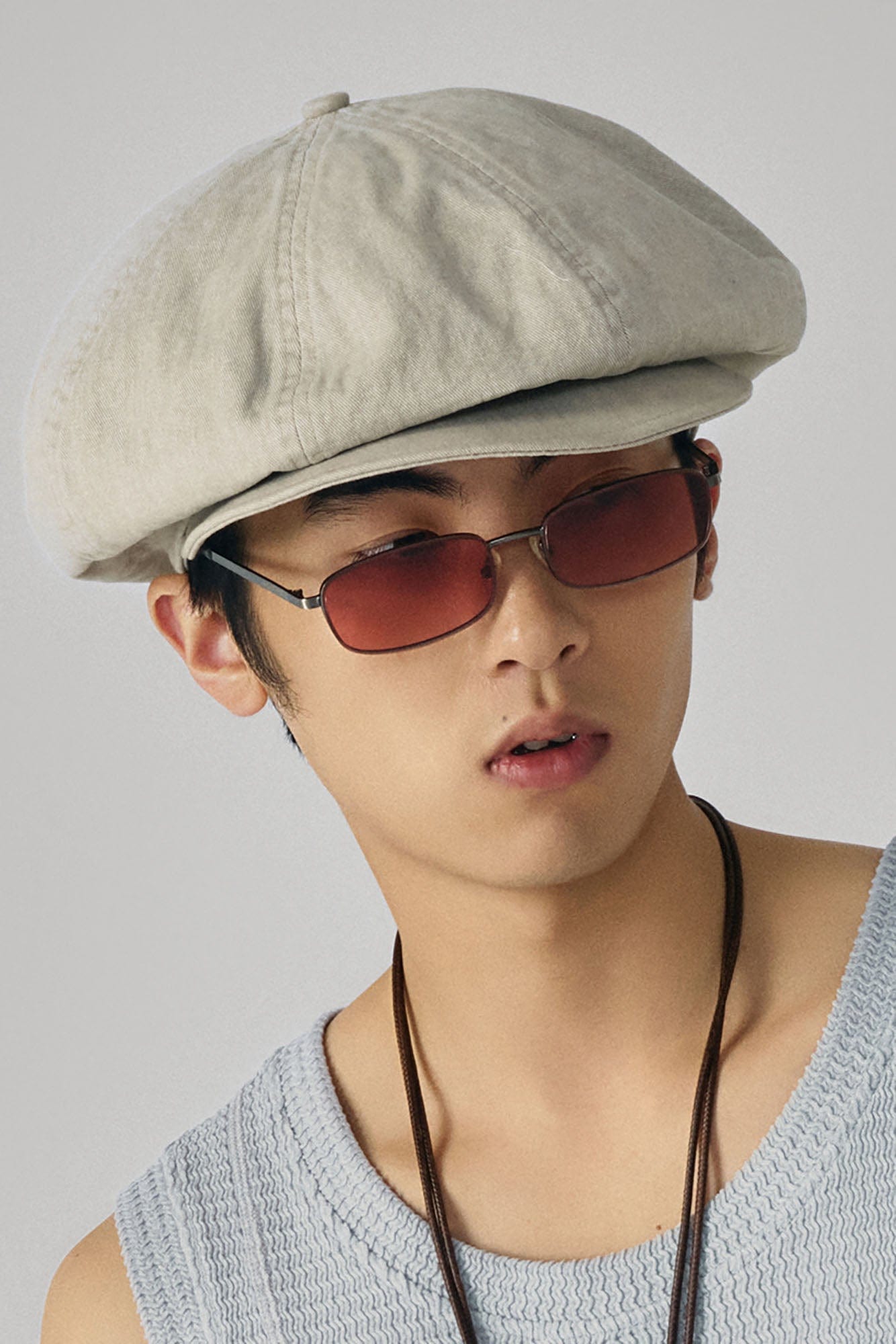 GONGHE REPUB Retro Washed Octagonal Hat, premium urban and streetwear designers apparel on PROJECTISR.com, GONGHE REPUB