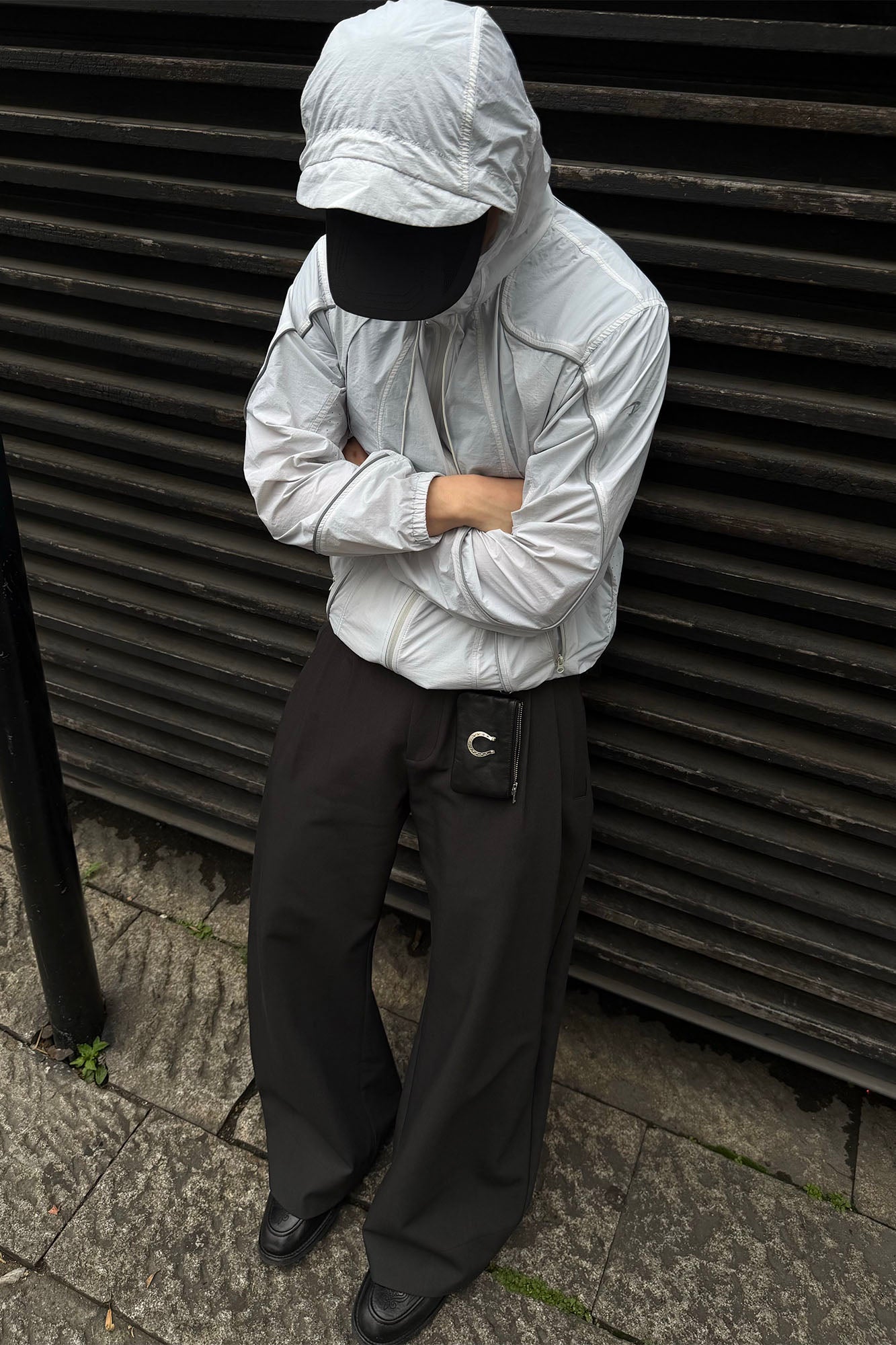 CATSSTAC Curved-Panel Lightweight UV Protection Jacket, premium urban and streetwear designers apparel on PROJECTISR.com, CATSSTAC