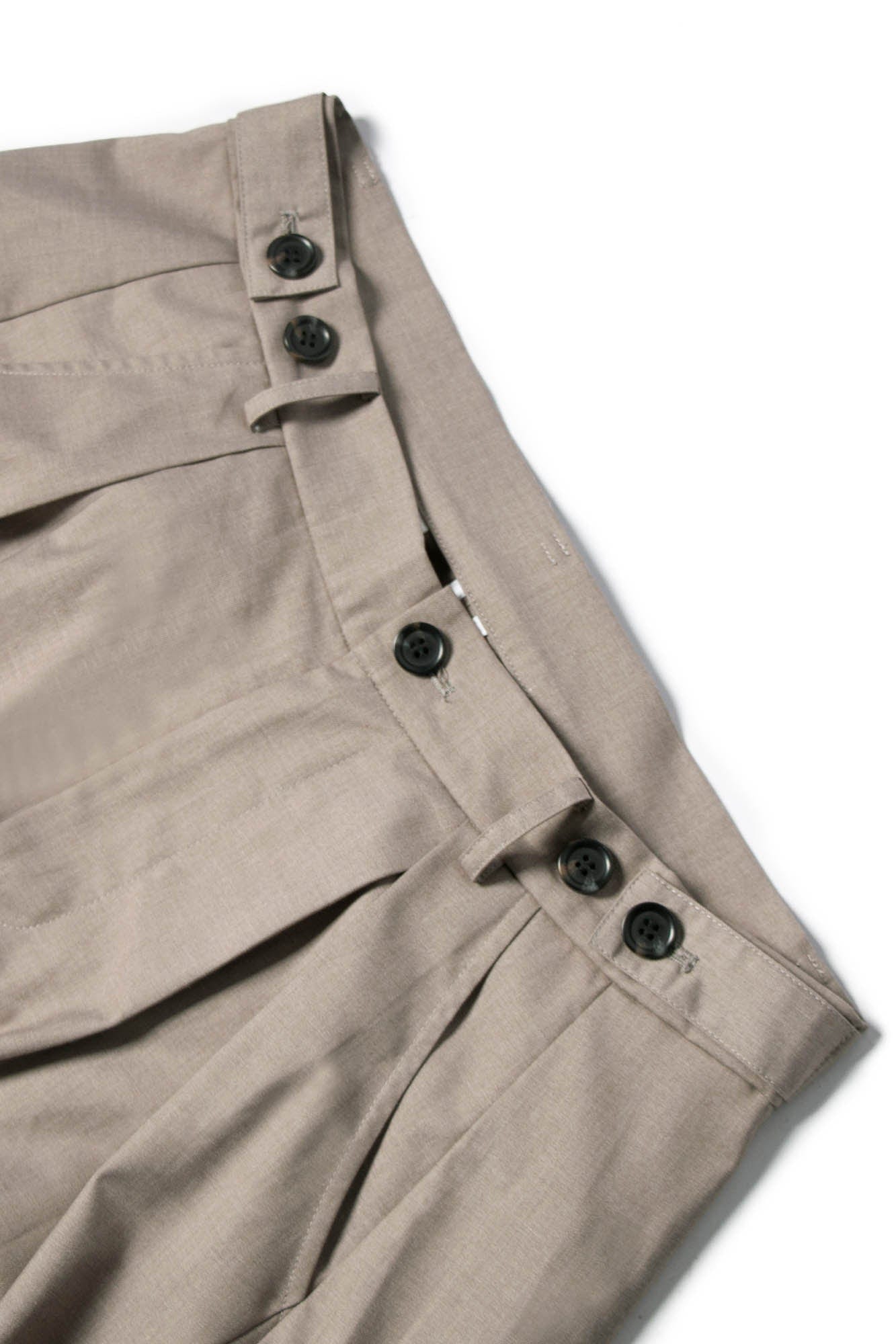 RELABEL Pleated Drape Wide-Leg Trousers, premium urban and streetwear designers apparel on PROJECTISR.com, RELABEL