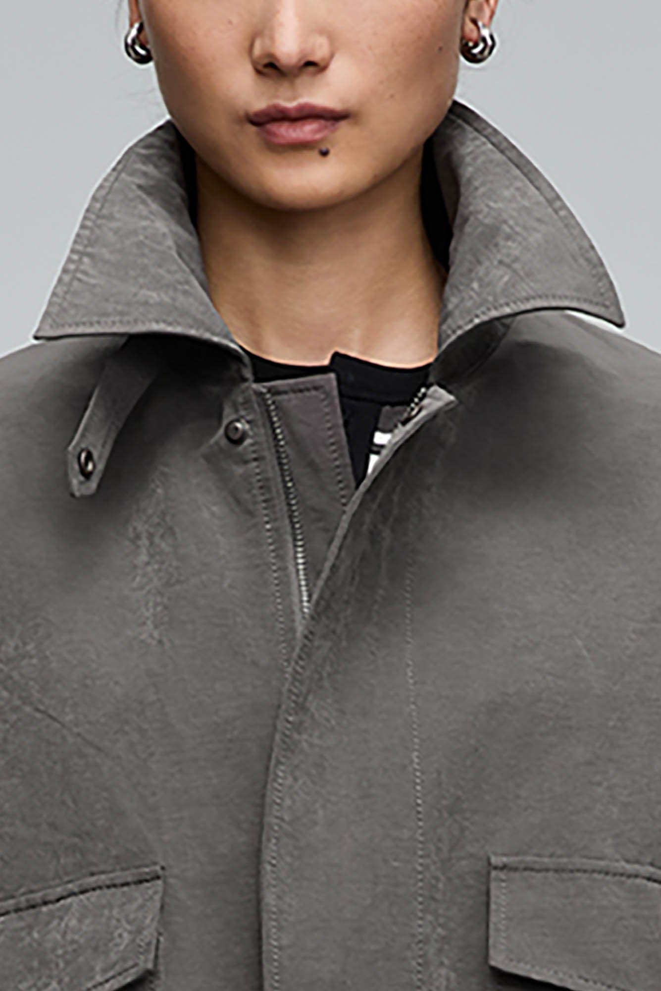OPICLOTH Retro Stand-Collar Bomber Jacket, premium urban and streetwear designers apparel on PROJECTISR.com, OPICLOTH