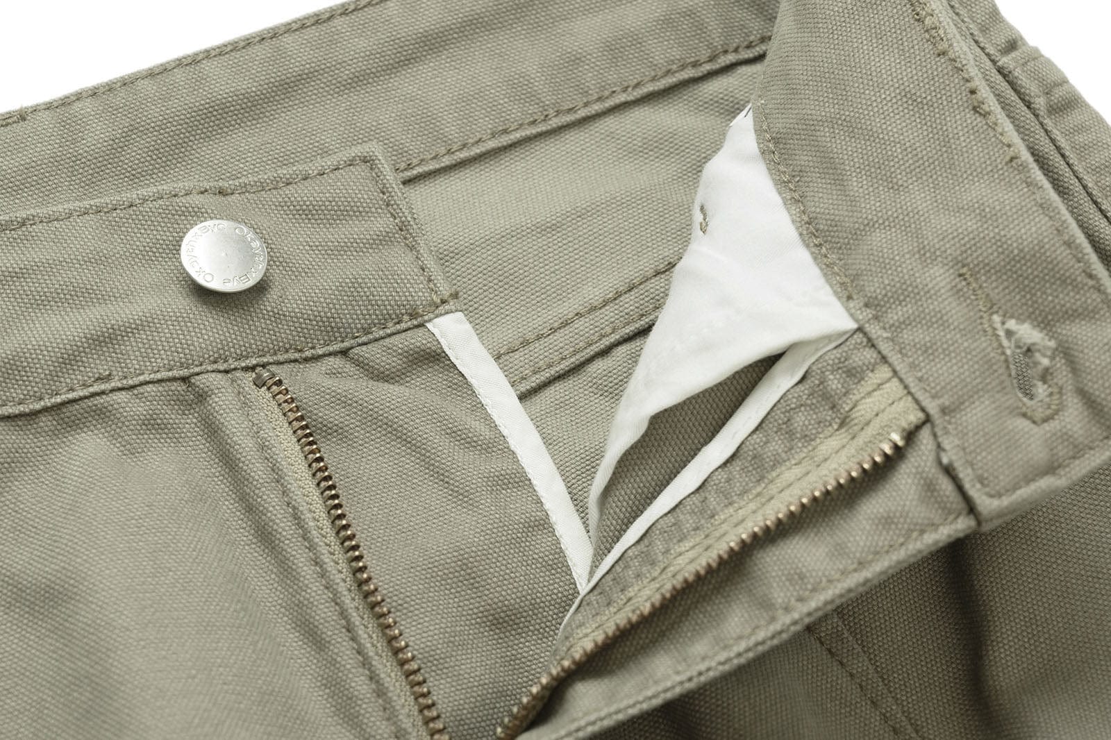 OKAYTHXBYE Washed Button Flap-Pocket Cargo Pants, premium urban and streetwear designers apparel on PROJECTISR.com, OKAYTHXBYE