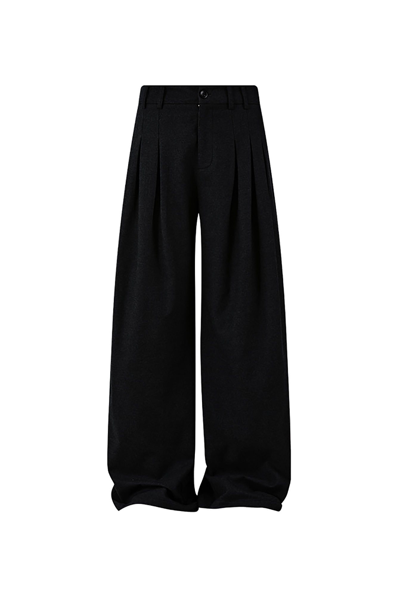 KREATE Triple-Pleat Wide-Leg Trousers, premium urban and streetwear designers apparel on PROJECTISR.com, KREATE