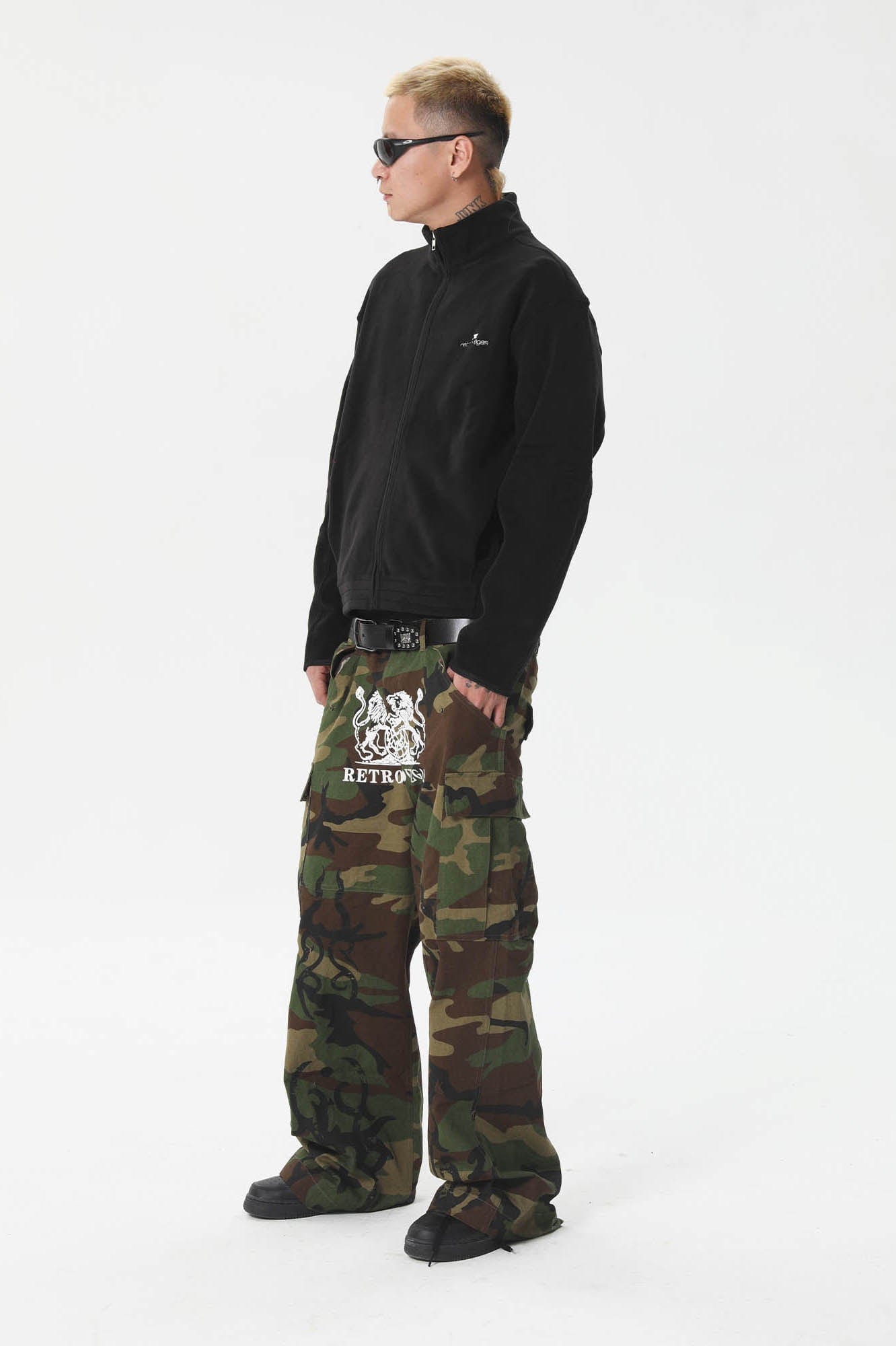 RTVG Totem Multi-Pocket Camo Cargo, premium urban and streetwear designers apparel on PROJECTISR.com, RTVG