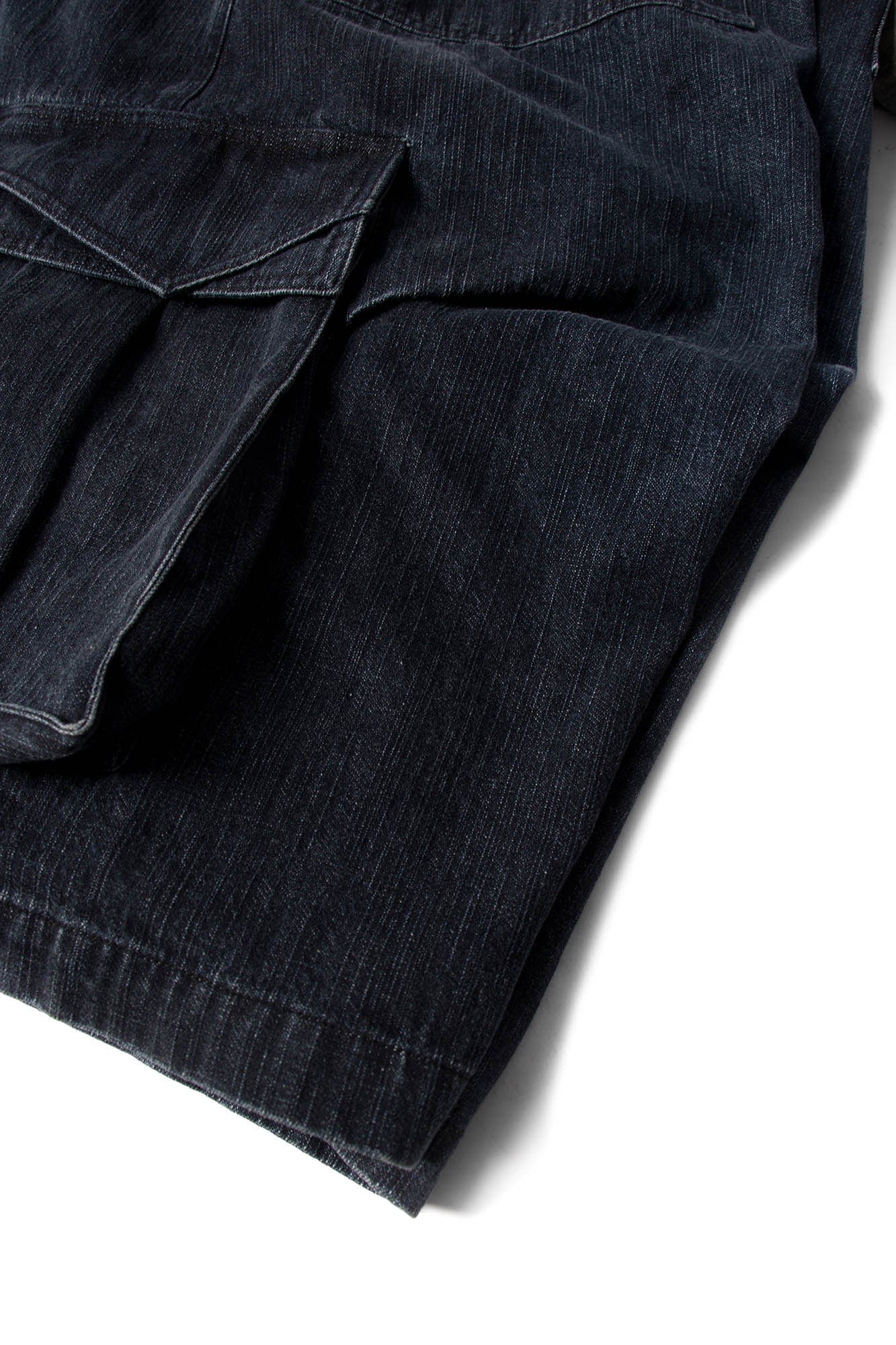 RELABEL Detachable Plaid Drape Denim Shorts, premium urban and streetwear designers apparel on PROJECTISR.com, RELABEL