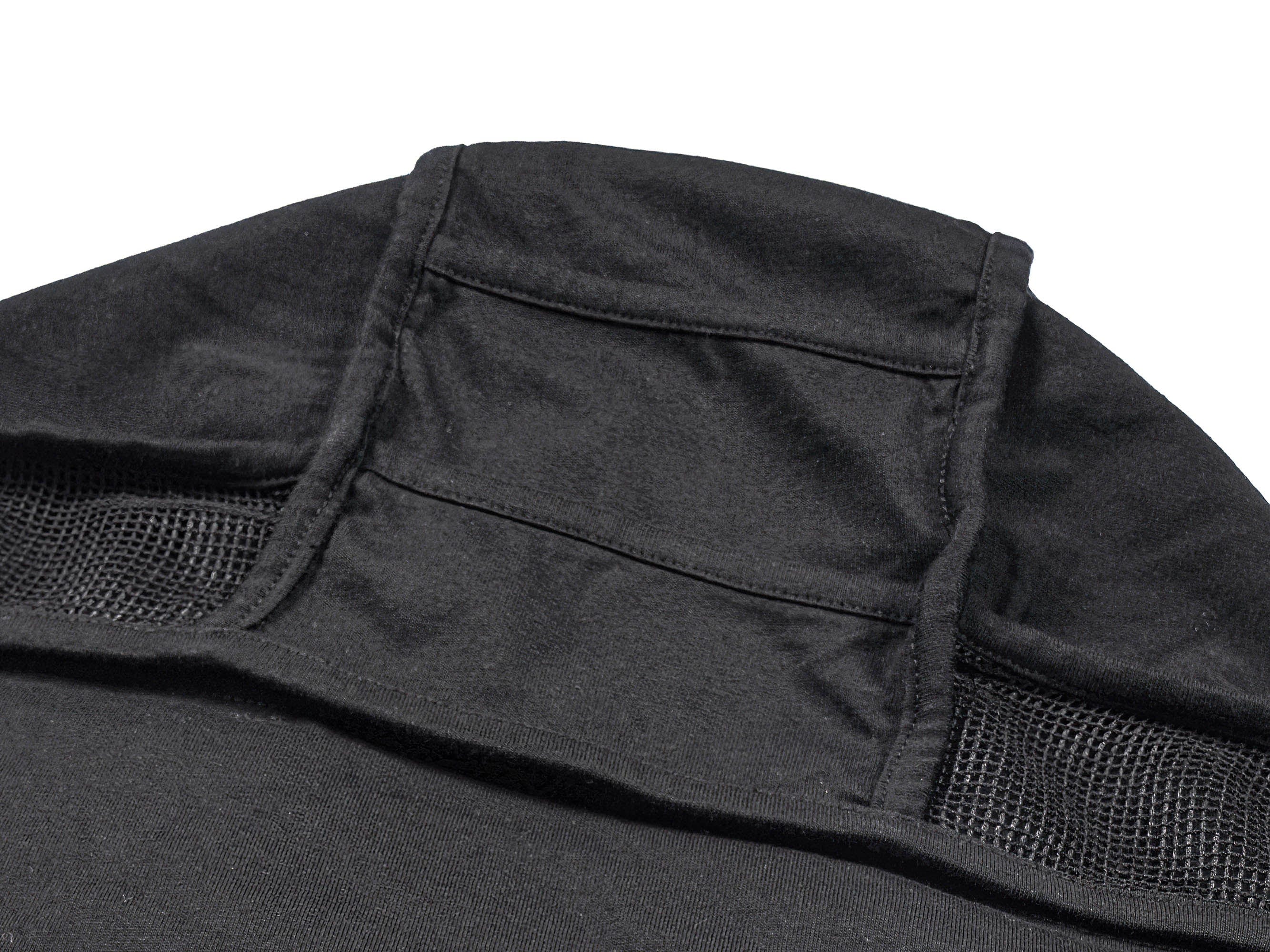 UNDERWATER Mesh-Spliced Long Strap Durag, premium urban and streetwear designers apparel on PROJECTISR.com, UNDERWATER