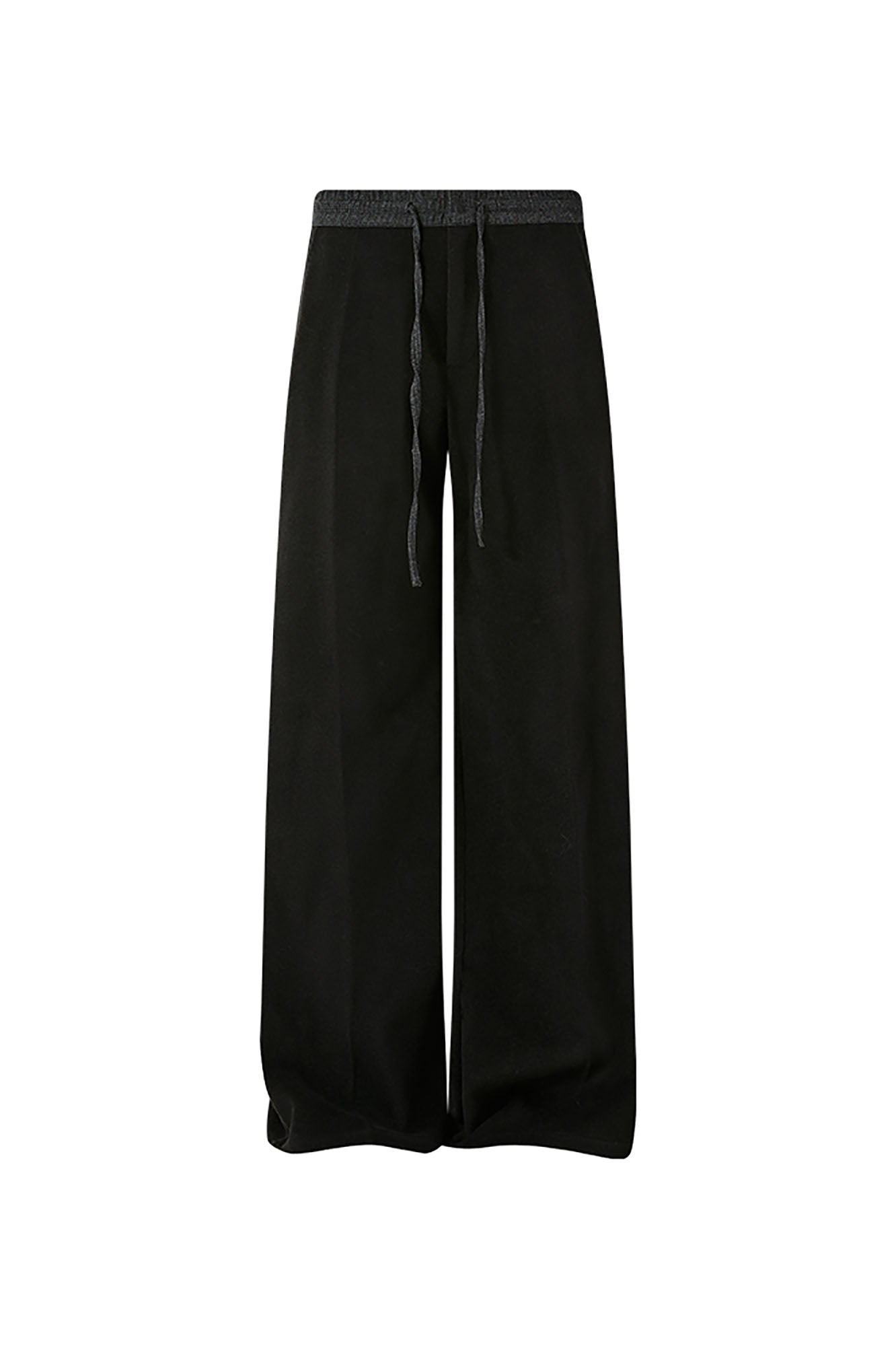 KREATE Contrast Drawstring Waist Wide-Leg Lounge Pants