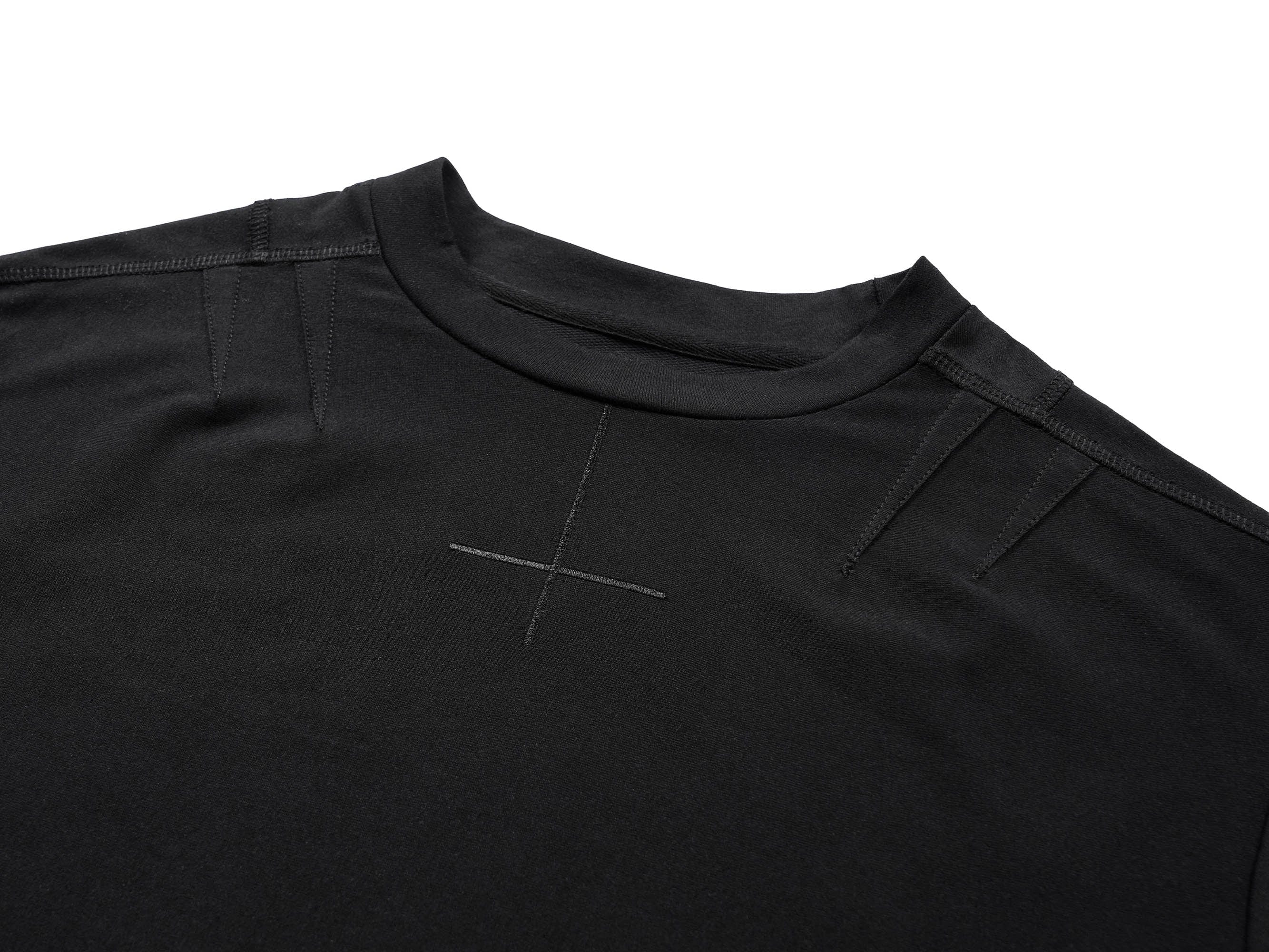 UNDERWATER Cross Embroidered High Neck Long-Sleeve Tee, premium urban and streetwear designers apparel on PROJECTISR.com, UNDERWATER