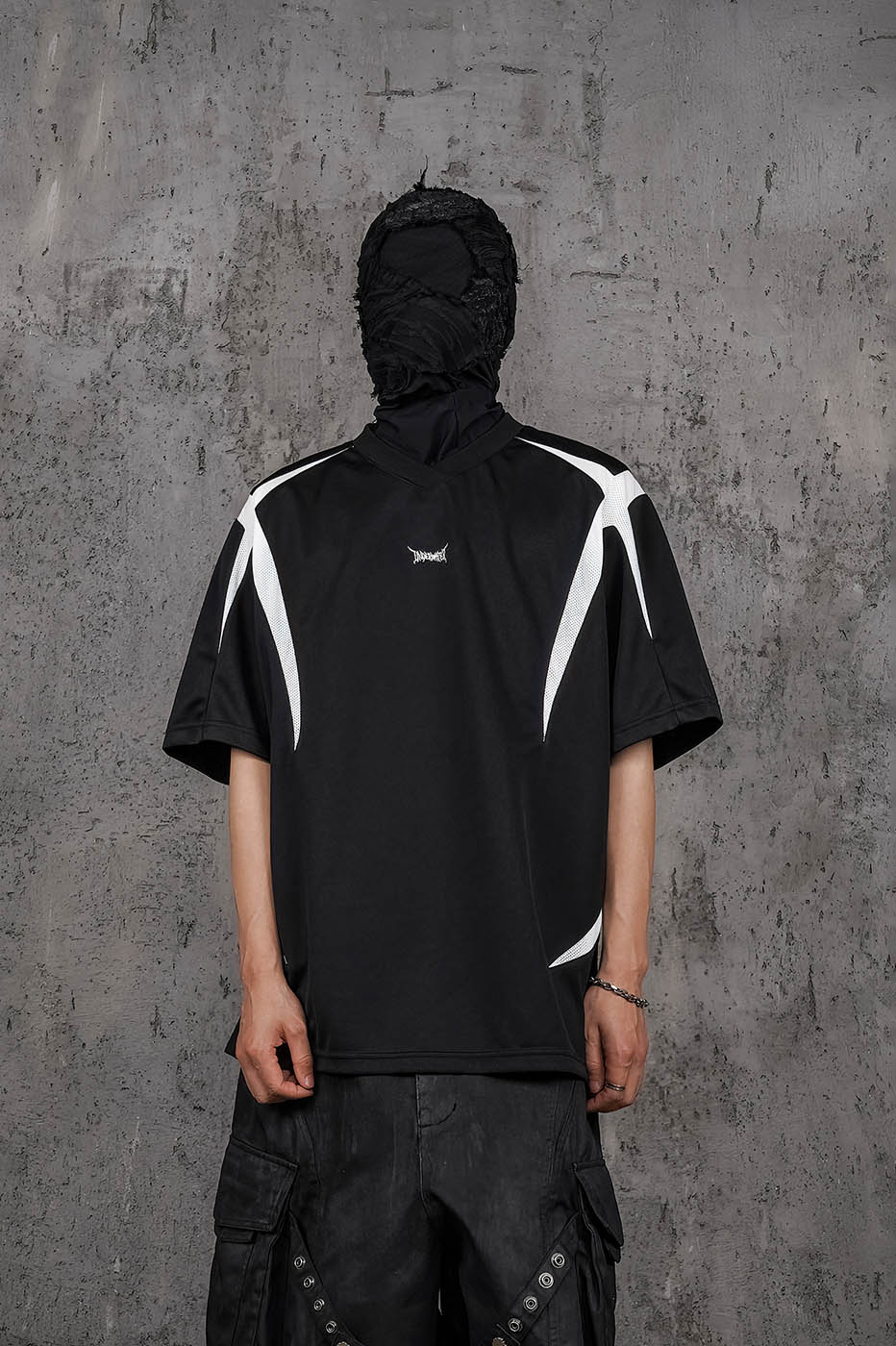 UNDERWATER Demon Eye Mesh Jersey Black, premium urban and streetwear designers apparel on PROJECTISR.com, UNDERWATER