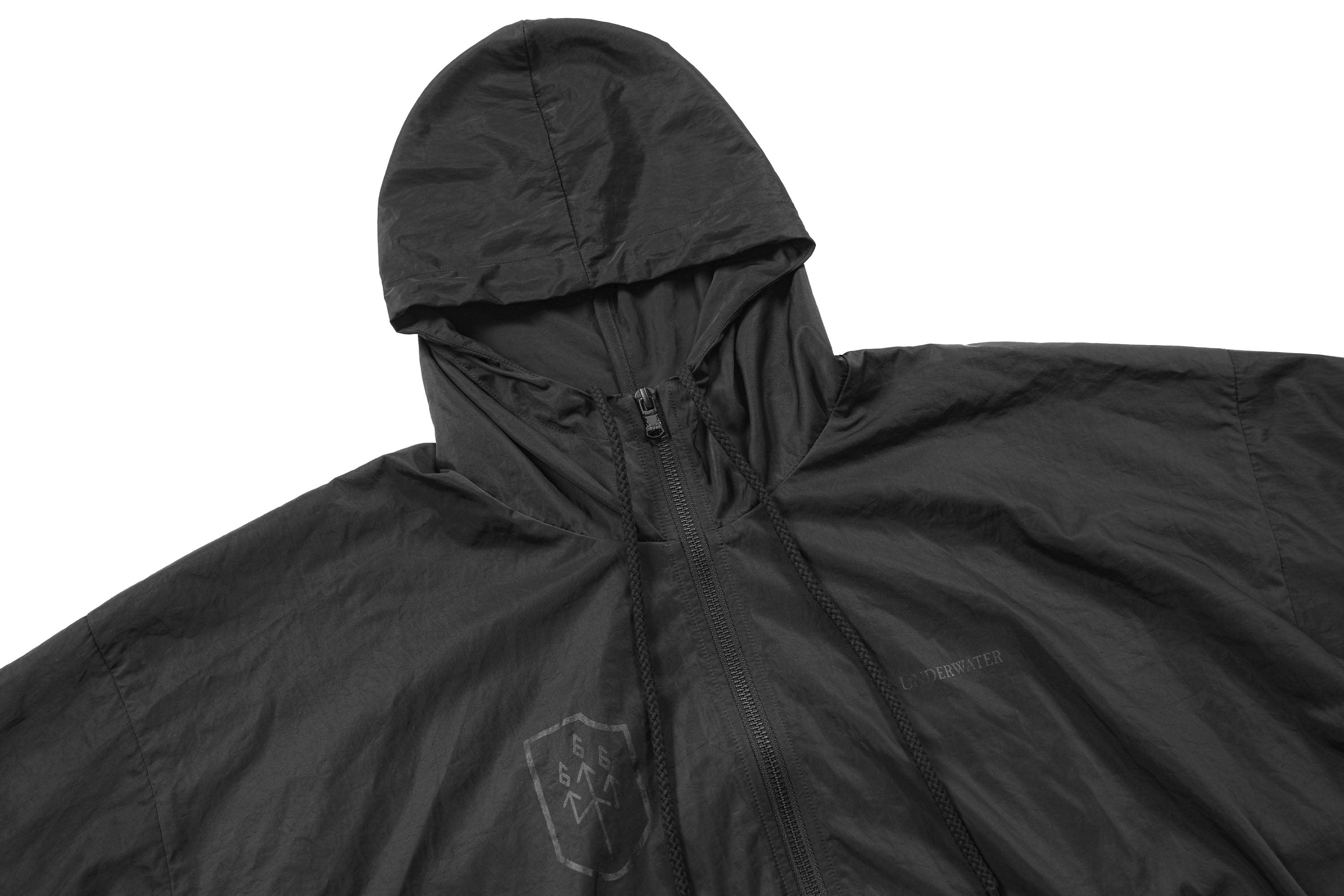 UNDERWATER Dark Soul Quick-Dry Lightweight Hooded Jacket, premium urban and streetwear designers apparel on PROJECTISR.com, UNDERWATER