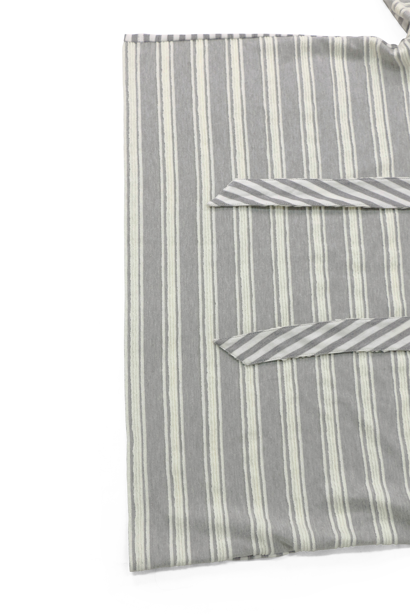 RELABEL Striped Wool-Blend Detachable Hood Tee, premium urban and streetwear designers apparel on PROJECTISR.com, RELABEL