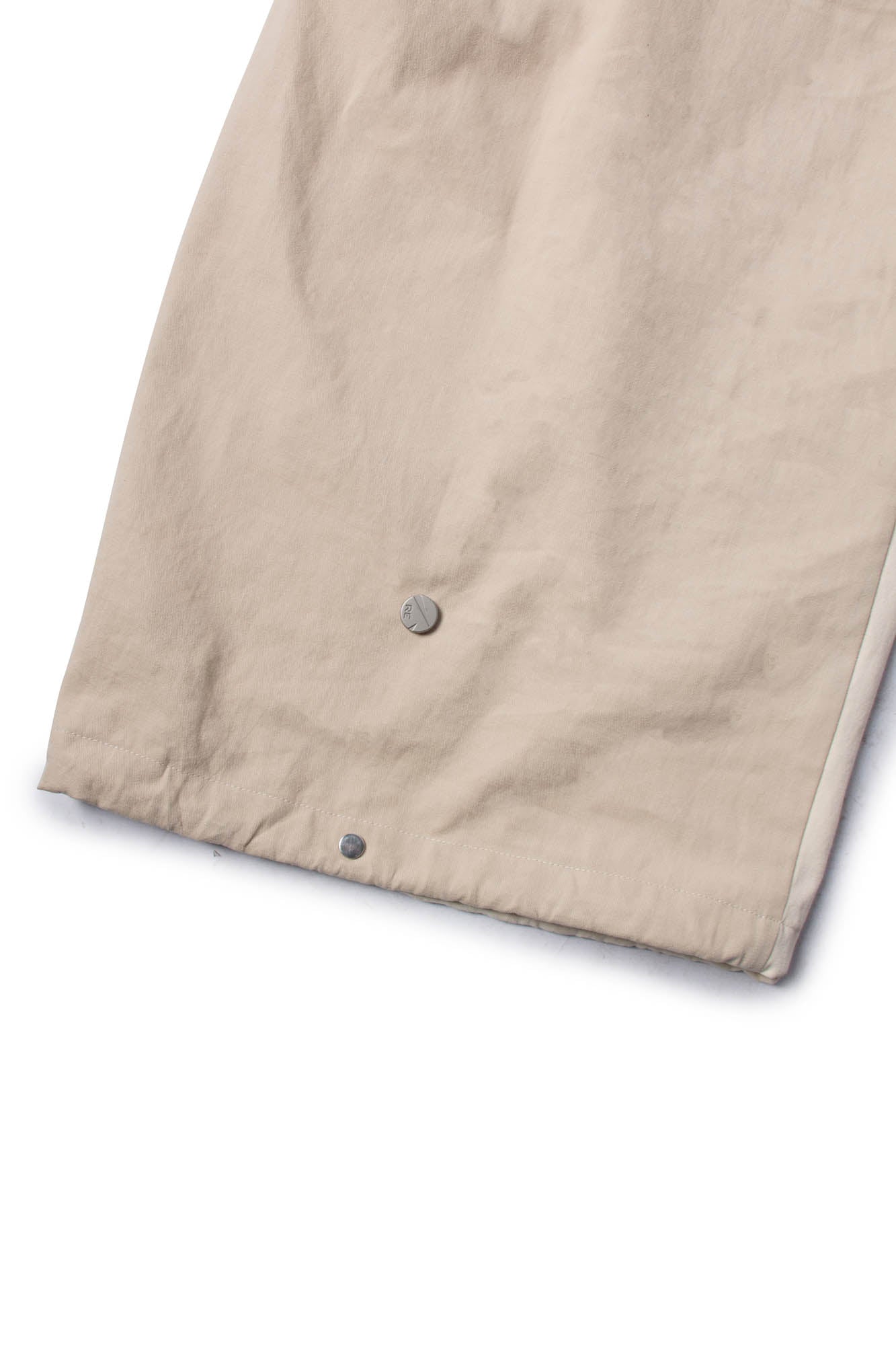 RELABEL Spliced Crinkled Oversized Cargo Pants, premium urban and streetwear designers apparel on PROJECTISR.com, RELABEL
