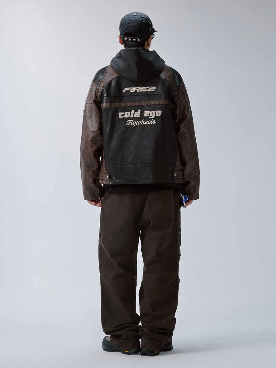 F2CE Destructured Pleated-knee Cargo Pants