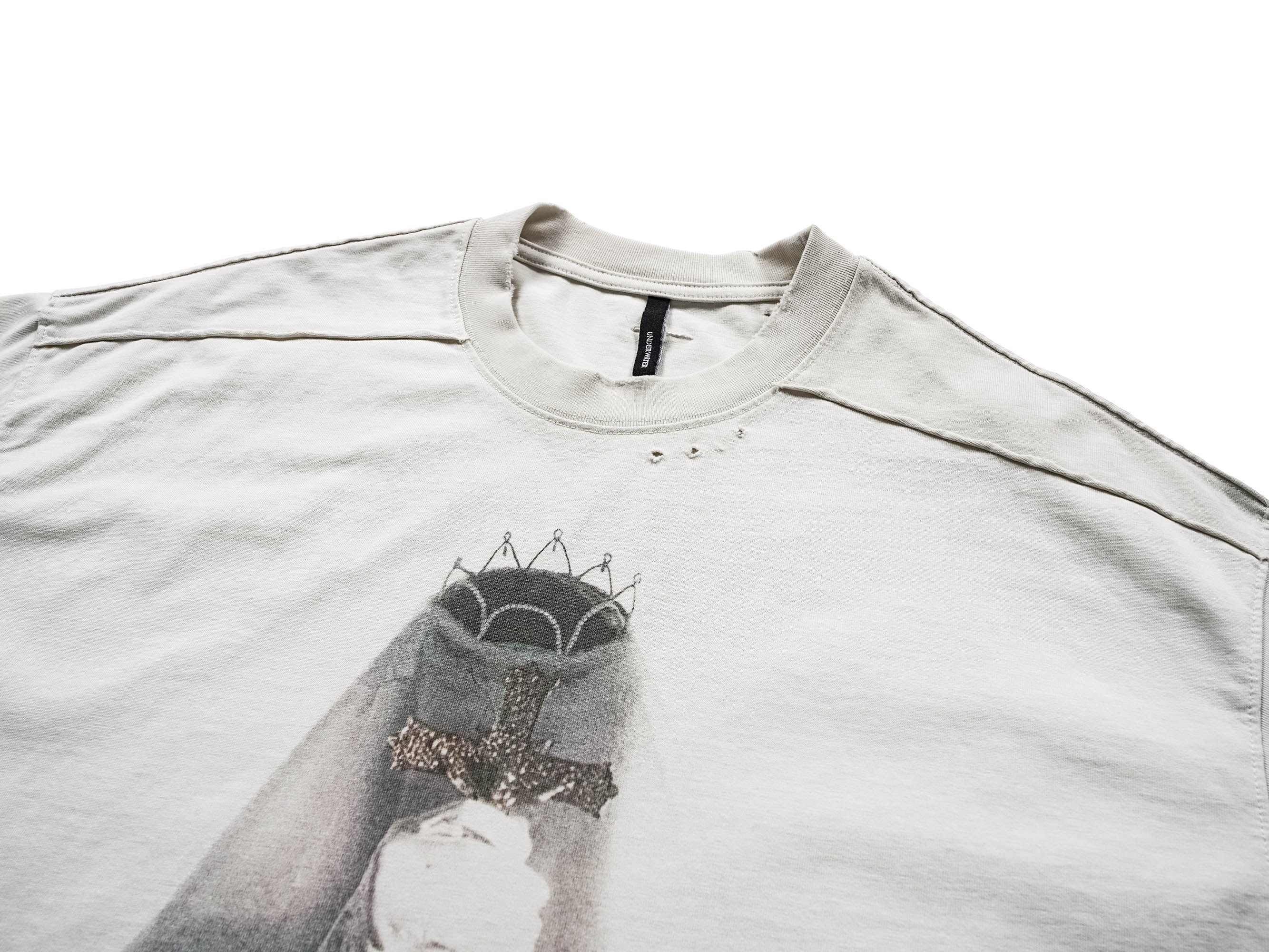UNDERWATER Bridal Lament Long-Sleeve Tee White, premium urban and streetwear designers apparel on PROJECTISR.com, UNDERWATER
