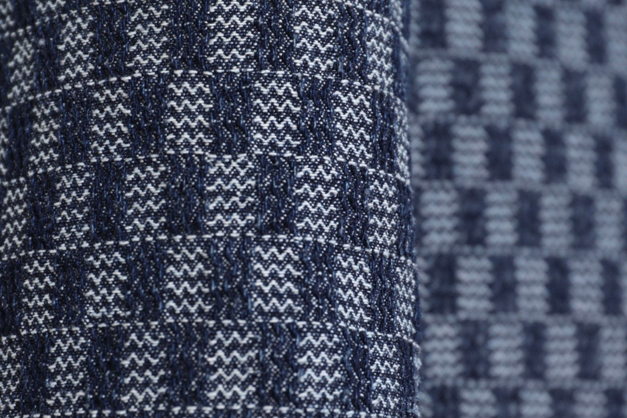 ASSEEN Checkerboard Knee Paneled Flared Jeans, premium urban and streetwear designers apparel on PROJECTISR.com, ASSEEN
