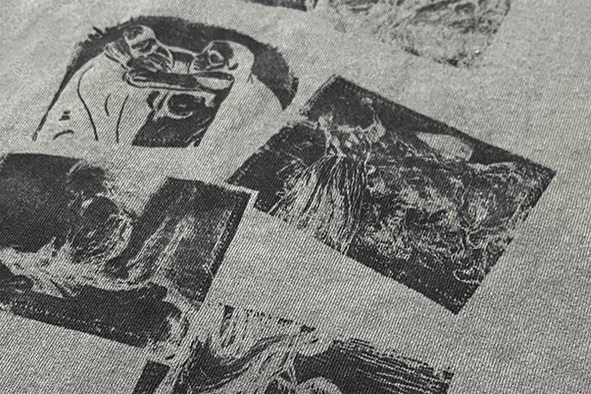 TECNINEGROUP Guitar Graphic Distressed Long-Sleeve Tee, premium urban and streetwear designers apparel on PROJECTISR.com, TECNINEGROUP