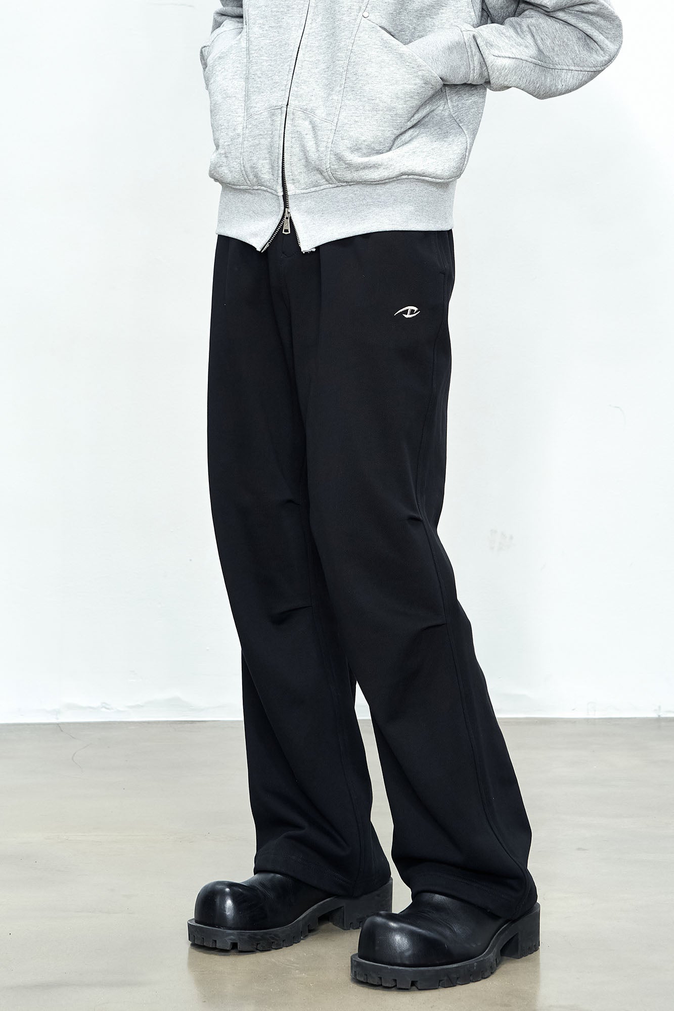 CATSSTAC Essential Pleated-Knee Drawstring Sweatpants, premium urban and streetwear designers apparel on PROJECTISR.com, CATSSTAC
