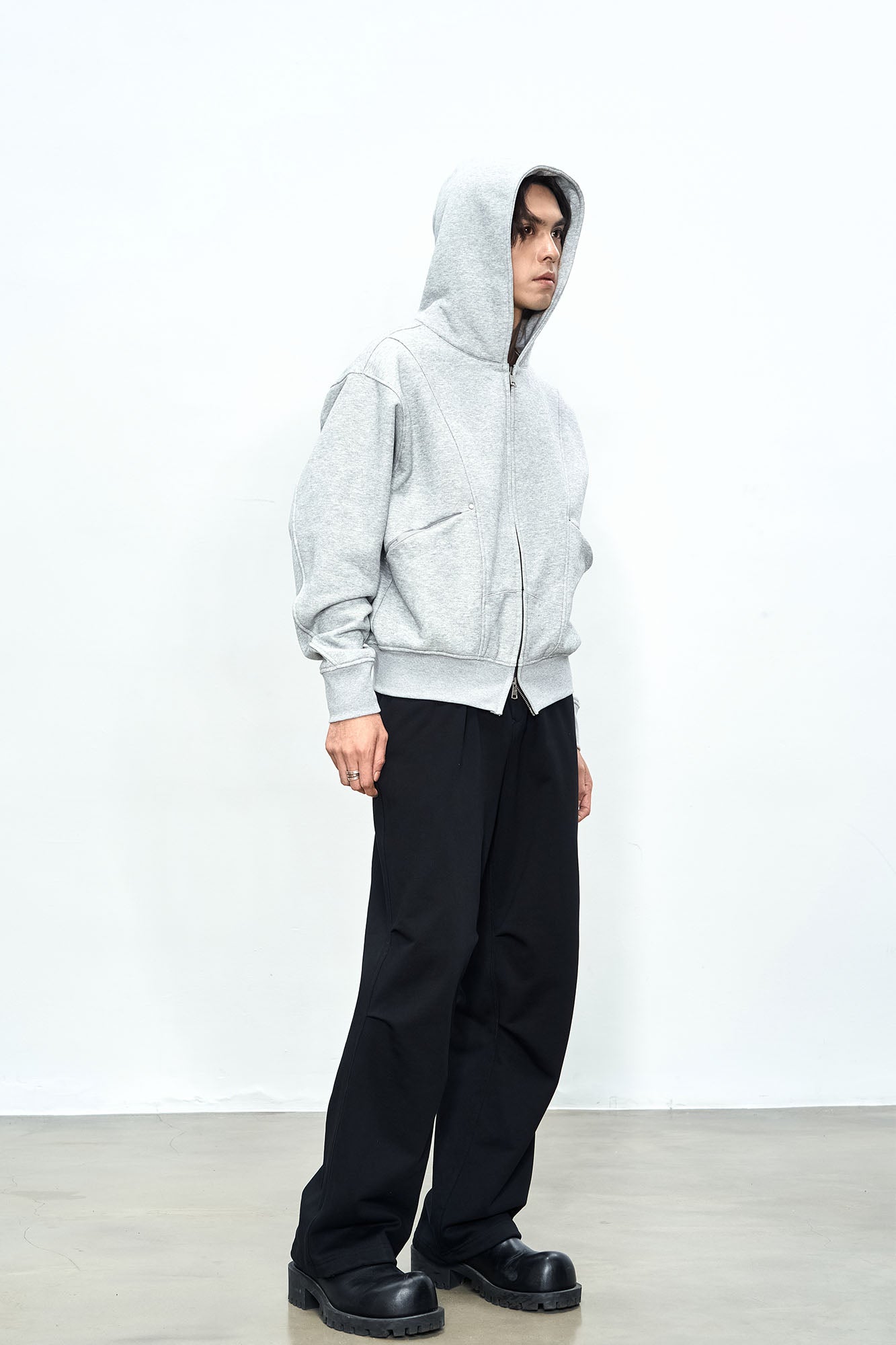 CATSSTAC Essential Pleated-Knee Drawstring Sweatpants, premium urban and streetwear designers apparel on PROJECTISR.com, CATSSTAC