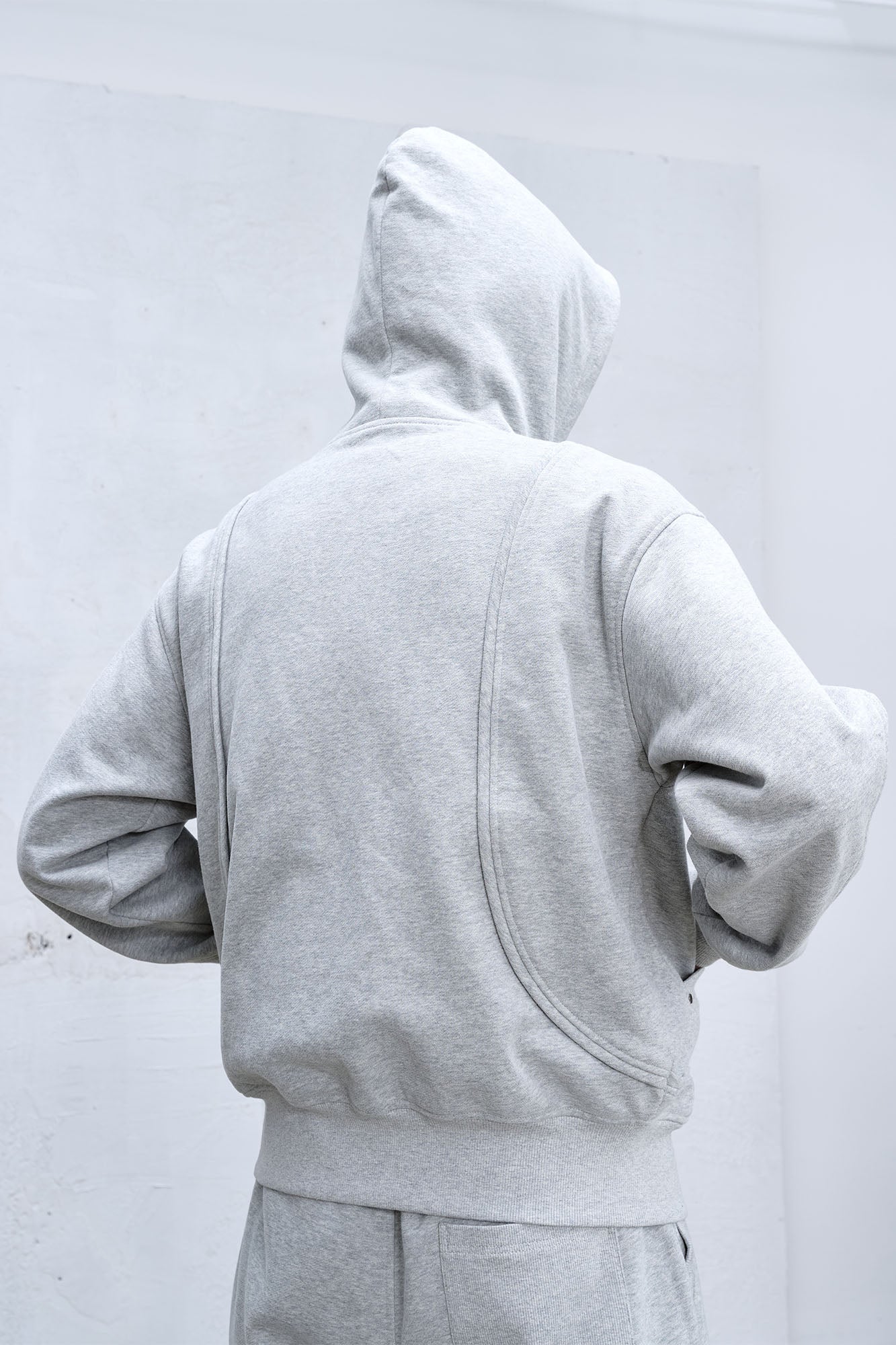 CATSSTAC Arc Panel Dual-Zip Hoodie, premium urban and streetwear designers apparel on PROJECTISR.com, CATSSTAC