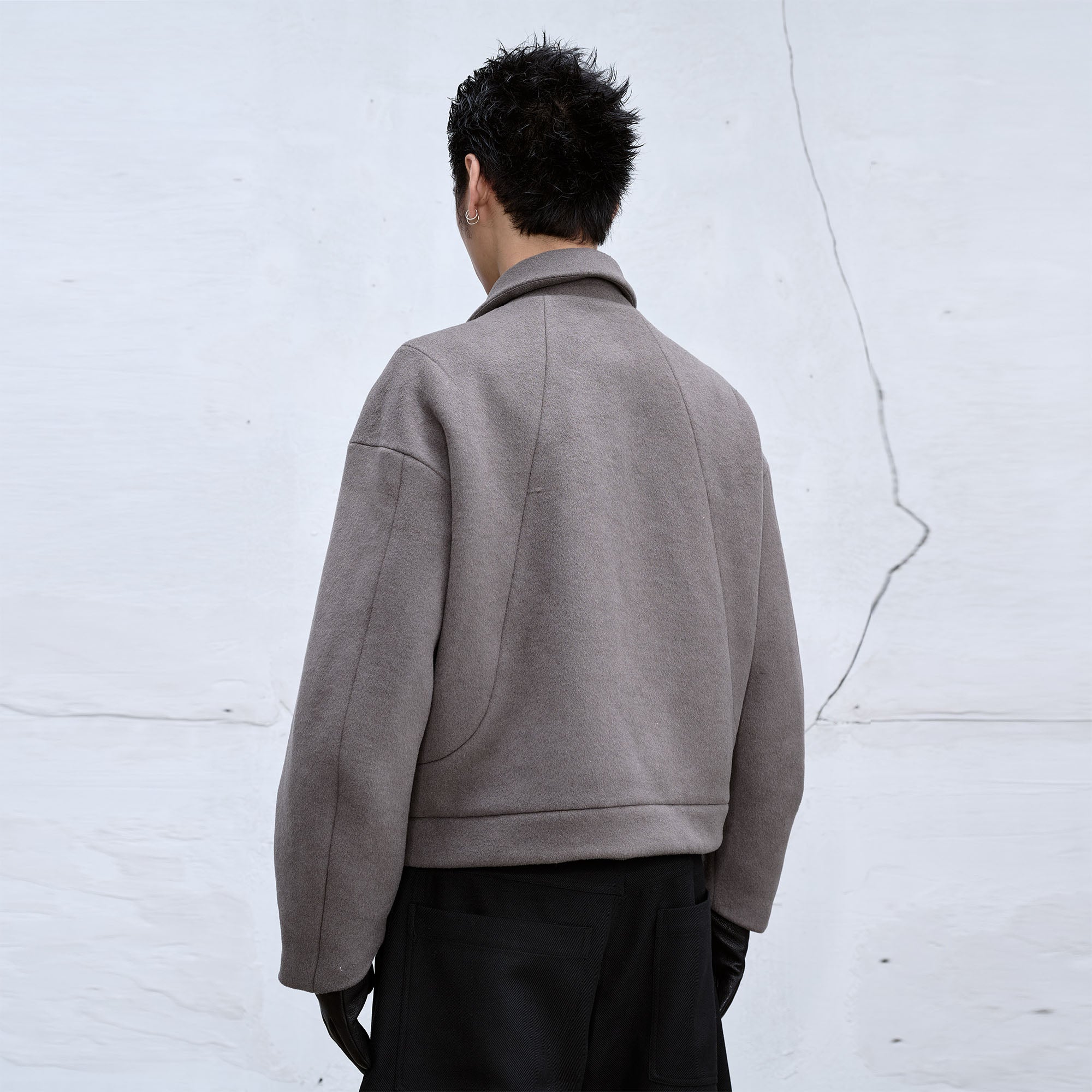 CATSSTAC Essential Panel Wool-Blend Jacket, premium urban and streetwear designers apparel on PROJECTISR.com, CATSSTAC