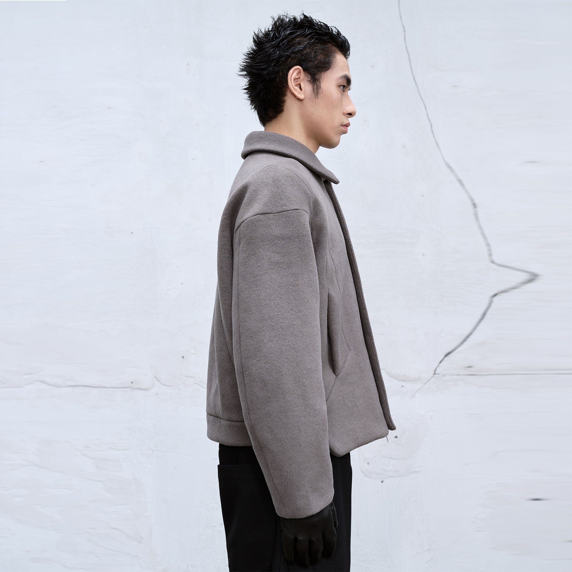 CATSSTAC Essential Panel Wool-Blend Jacket, premium urban and streetwear designers apparel on PROJECTISR.com, CATSSTAC