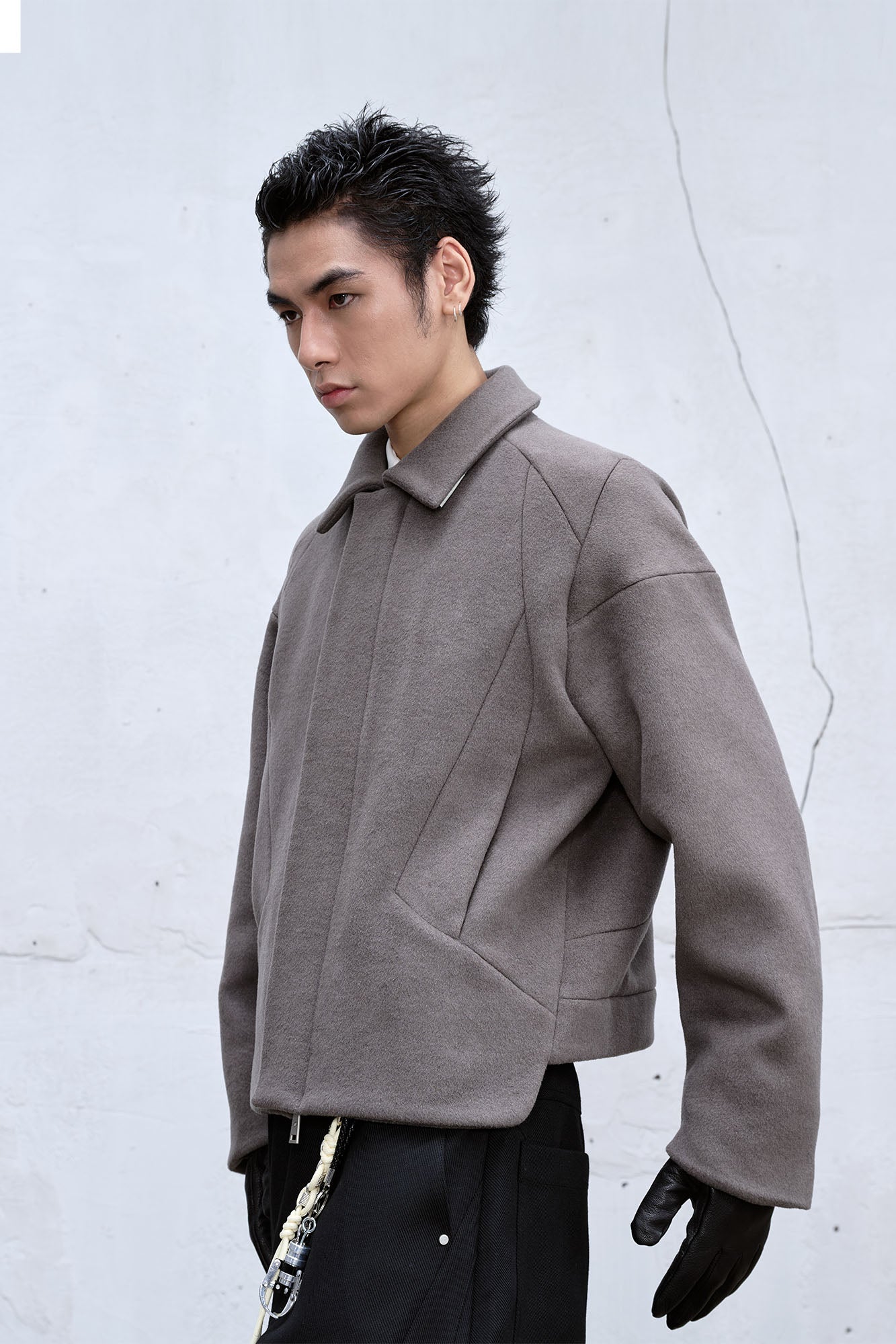 CATSSTAC Essential Panel Wool-Blend Jacket, premium urban and streetwear designers apparel on PROJECTISR.com, CATSSTAC