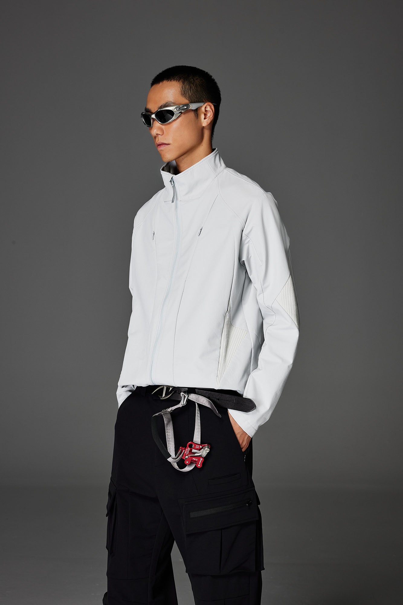 CATSSTAC Essential Panel Softshell Jacket, premium urban and streetwear designers apparel on PROJECTISR.com, CATSSTAC