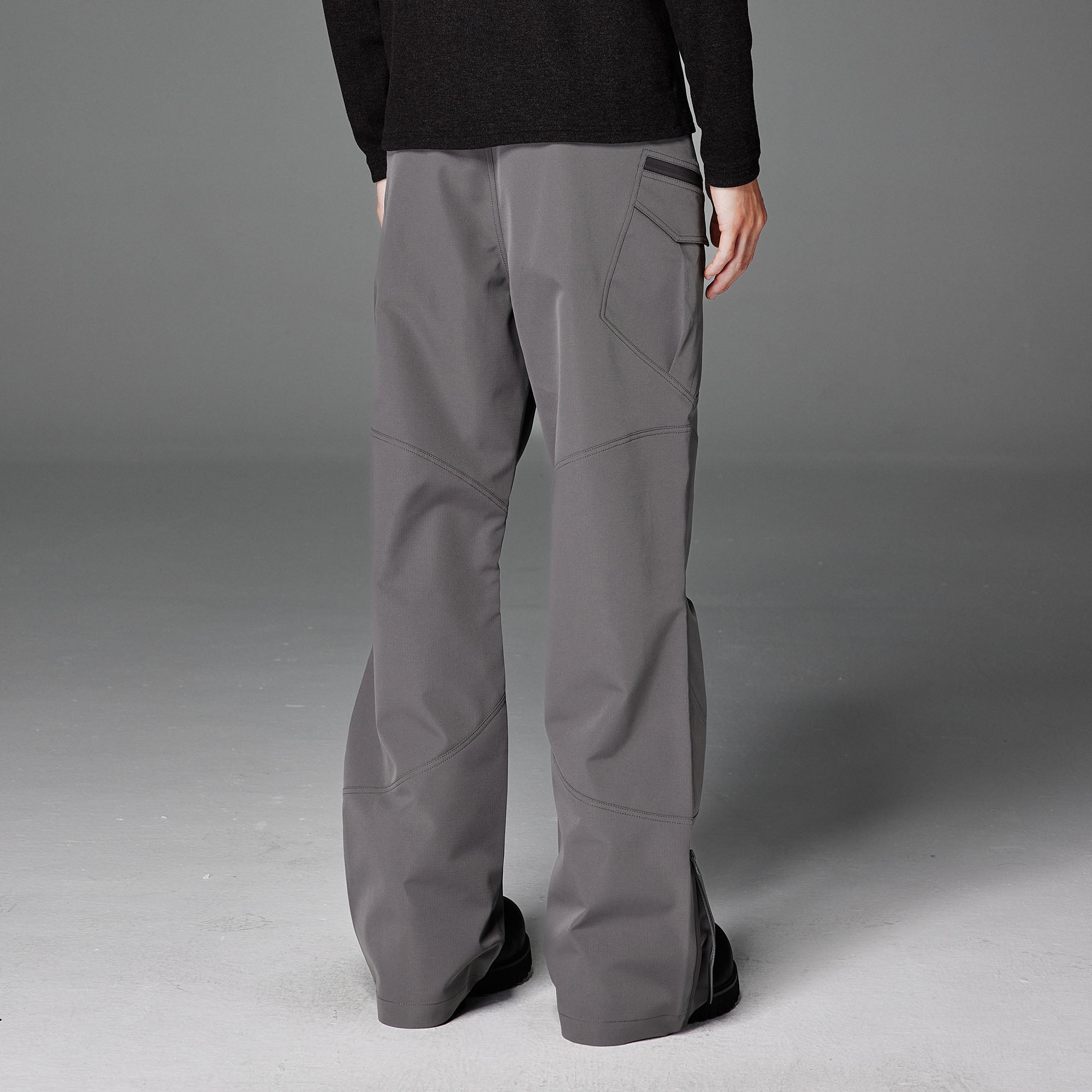 CATSSTAC Tech Panel Zip-Hem Waterproof Pants, premium urban and streetwear designers apparel on PROJECTISR.com, CATSSTAC