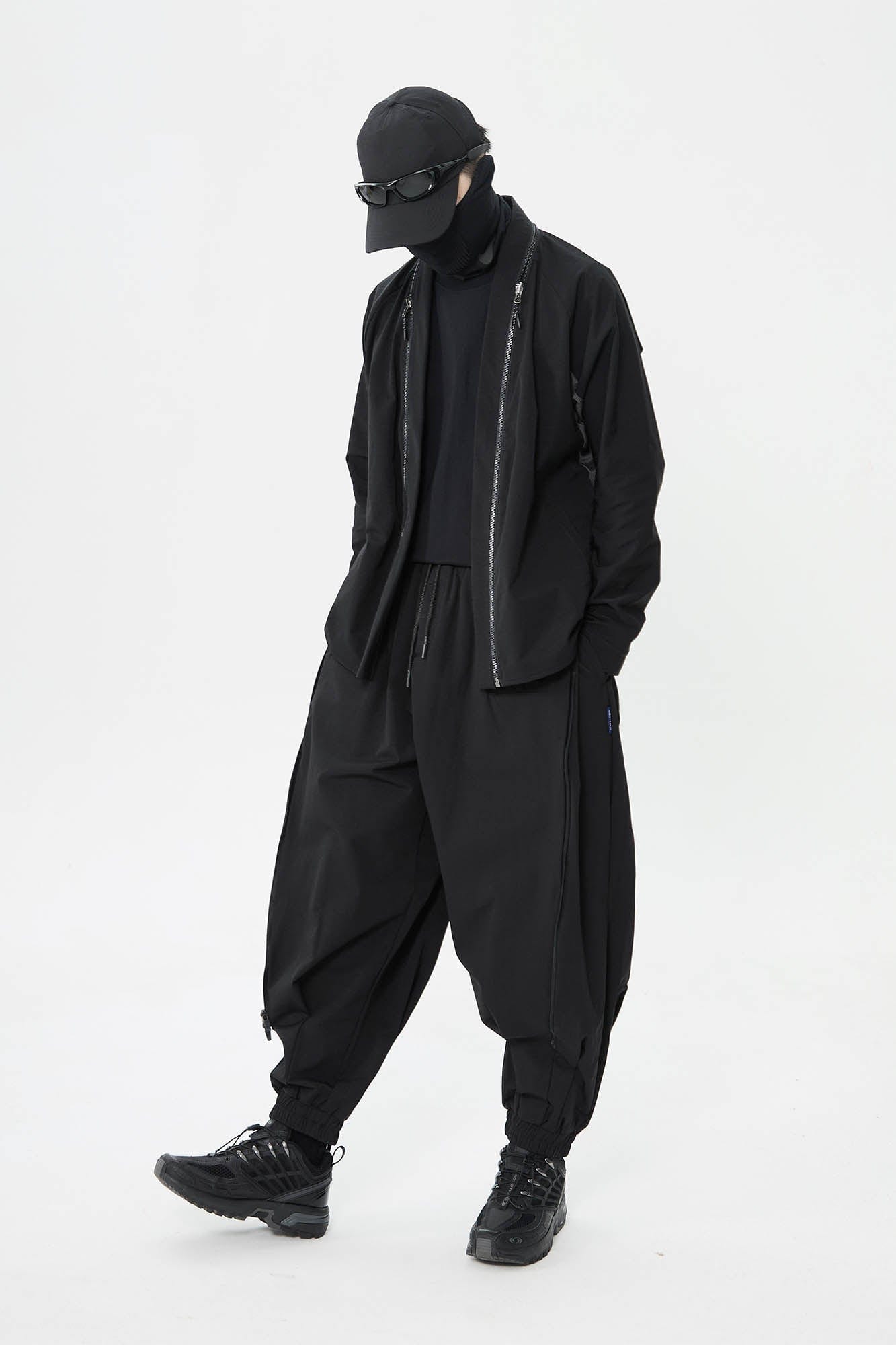 SILENSTORM Tactical Kimono Mesh Spliced Jacket, premium urban and streetwear designers apparel on PROJECTISR.com, SILENSTORM