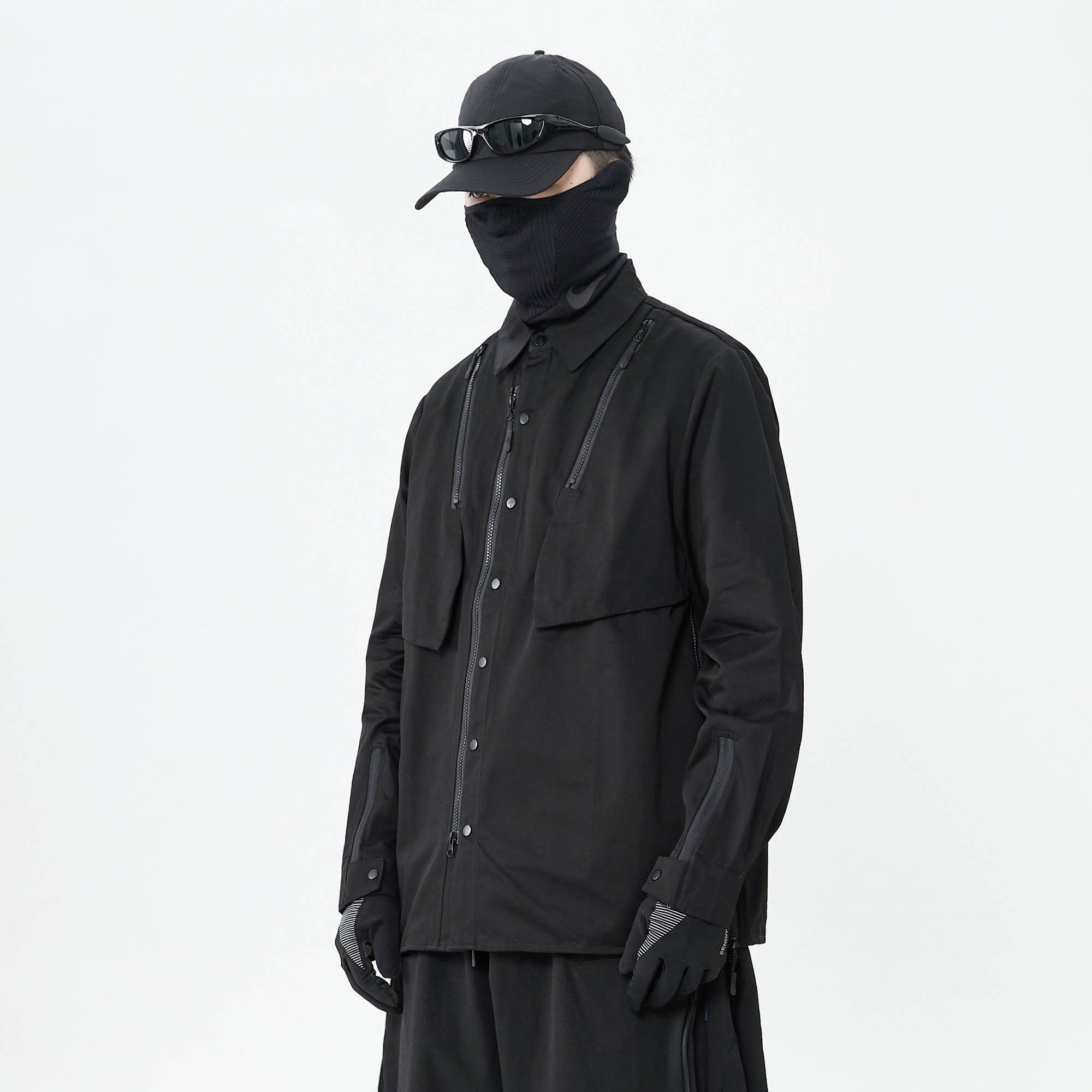 SILENSTORM Deconstructed Tactical Shirt, premium urban and streetwear designers apparel on PROJECTISR.com, SILENSTORM