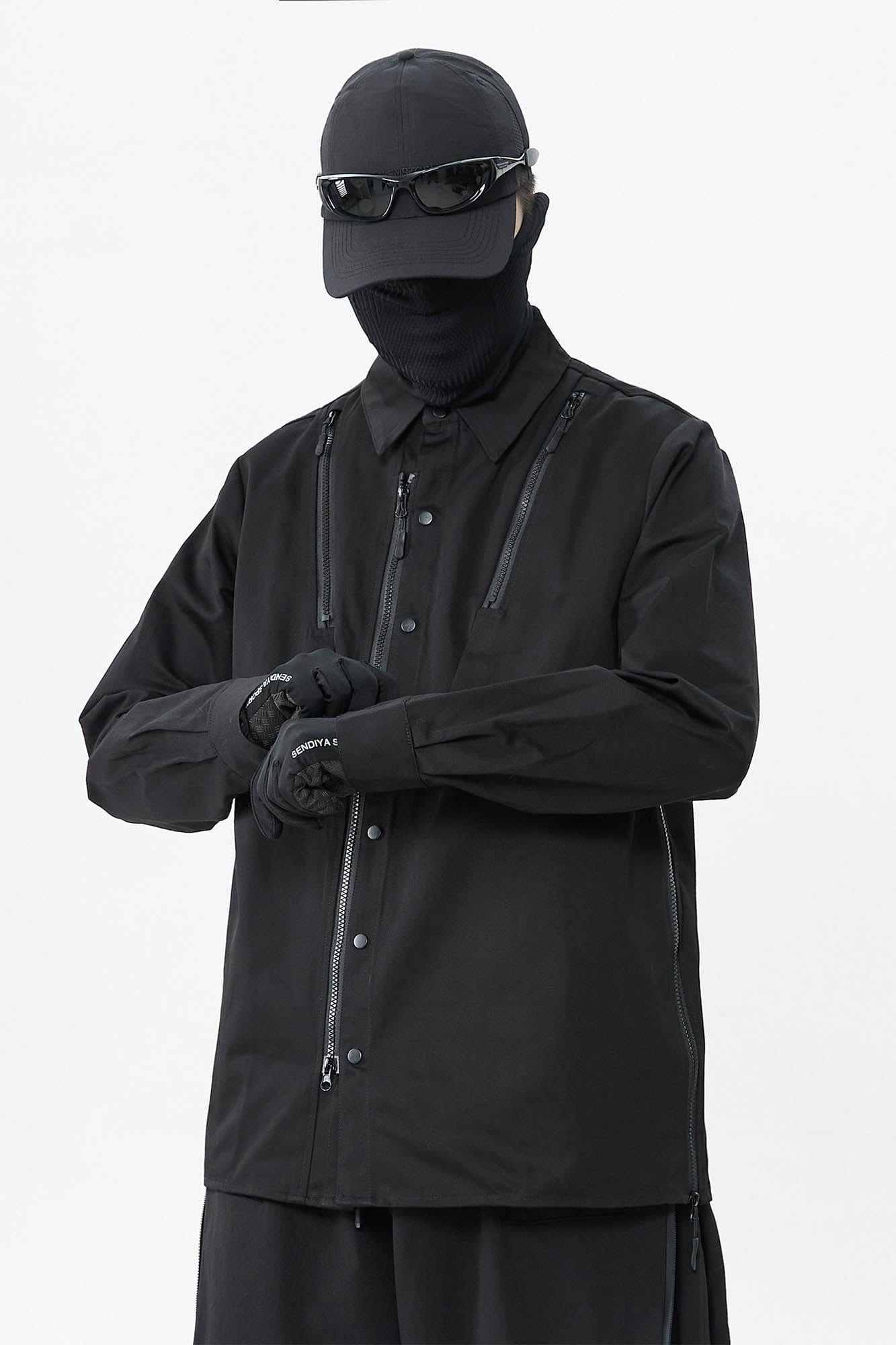 SILENSTORM Deconstructed Tactical Shirt, premium urban and streetwear designers apparel on PROJECTISR.com, SILENSTORM